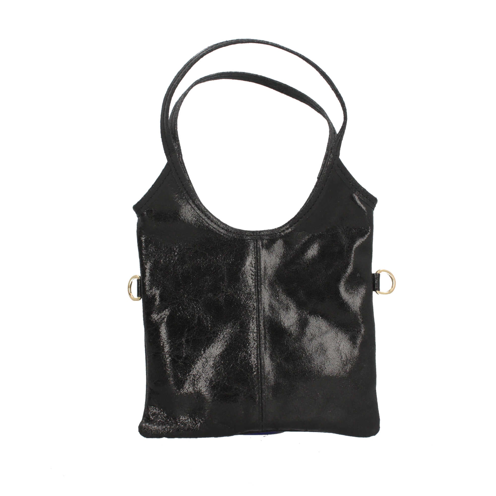 Borsa a mano in pelle Made in Italy con design sottile e moderno