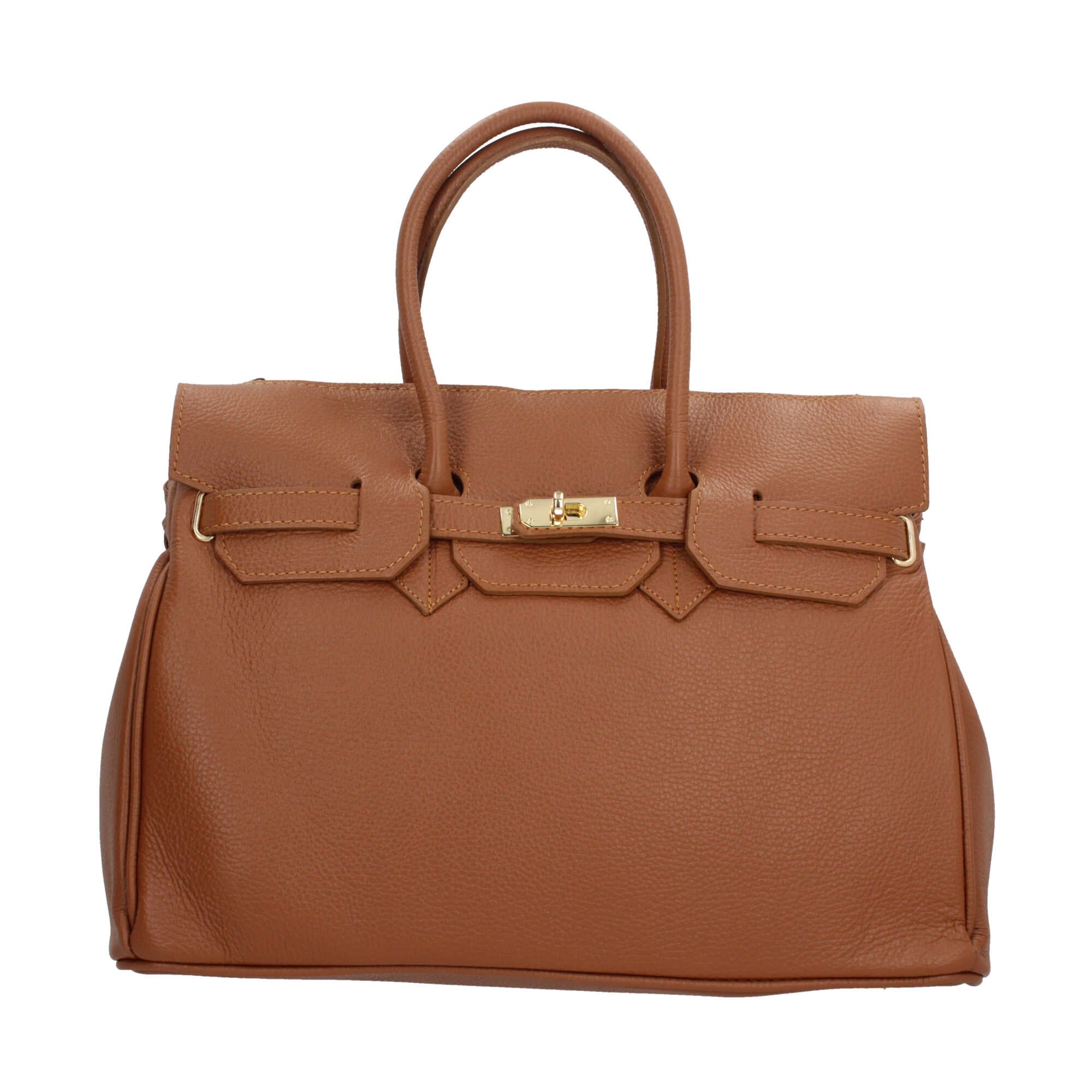 Borsa shopping in vera pelle Made in Italy