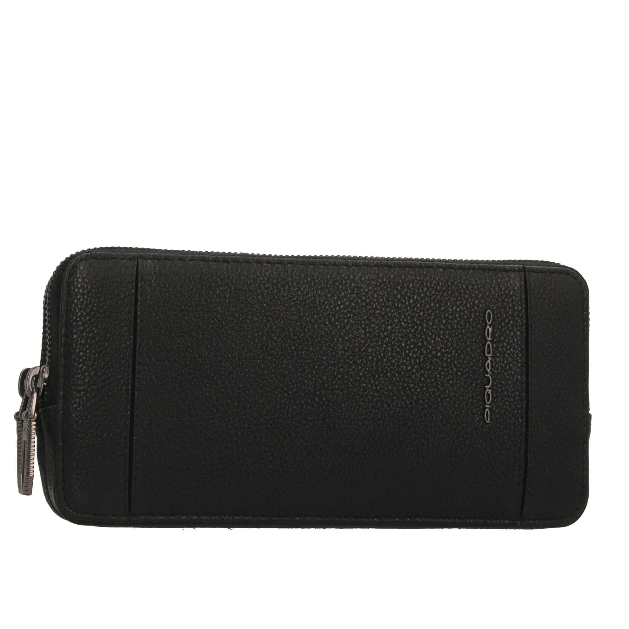 Borsello Piquadro in pelle con doppia zip e tracolla rimovibile – Eleganza e praticità
