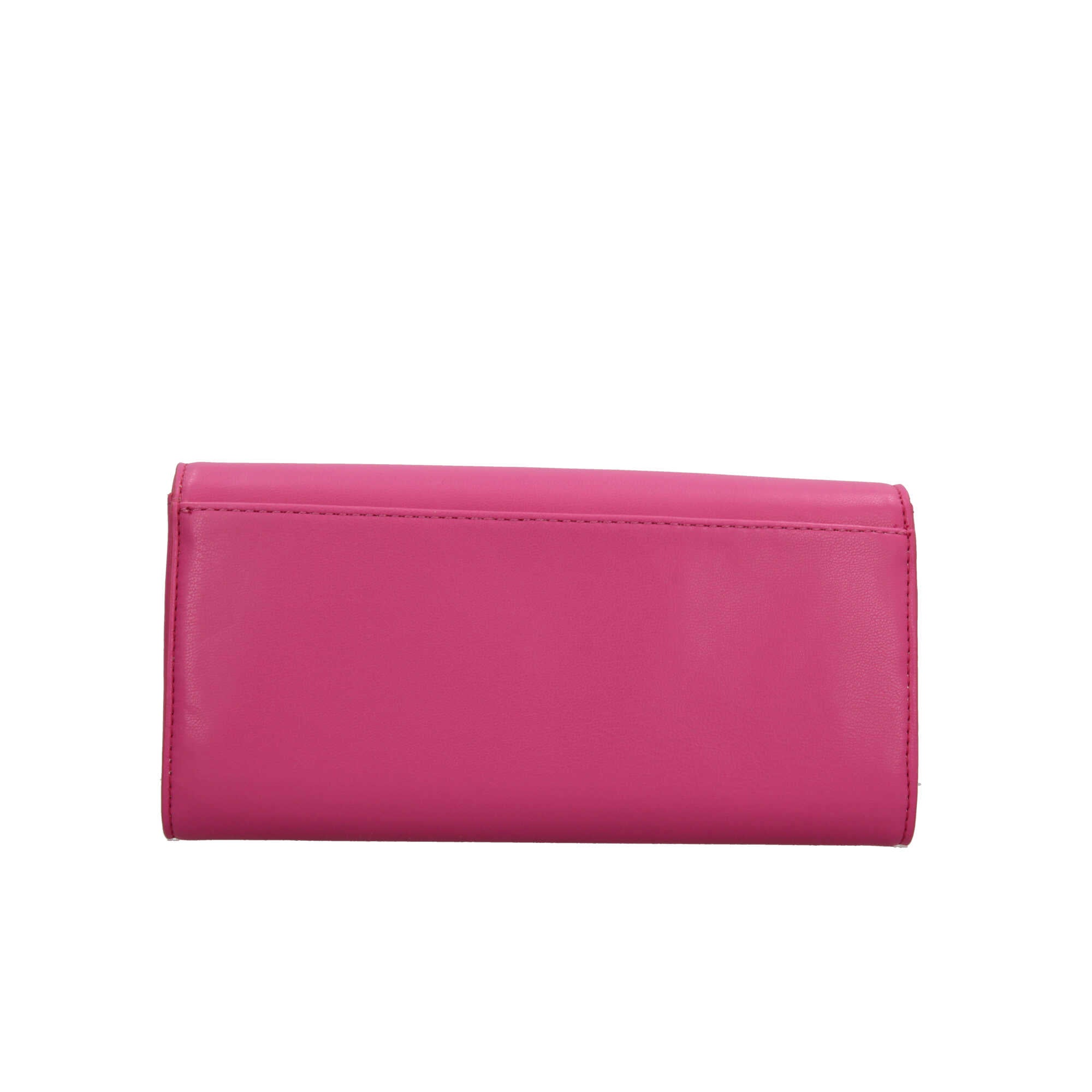 Portafoglio Liu Jo con logo metallico e chiusura a pattina Rosa TU | Giò Fashion