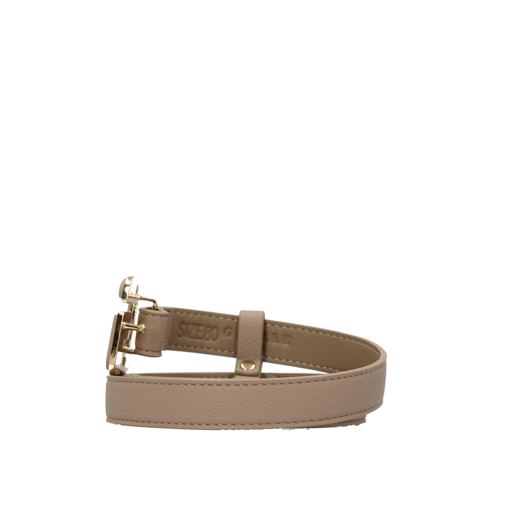 Cintura Gaelle Paris in ecopelle con fibia con logo