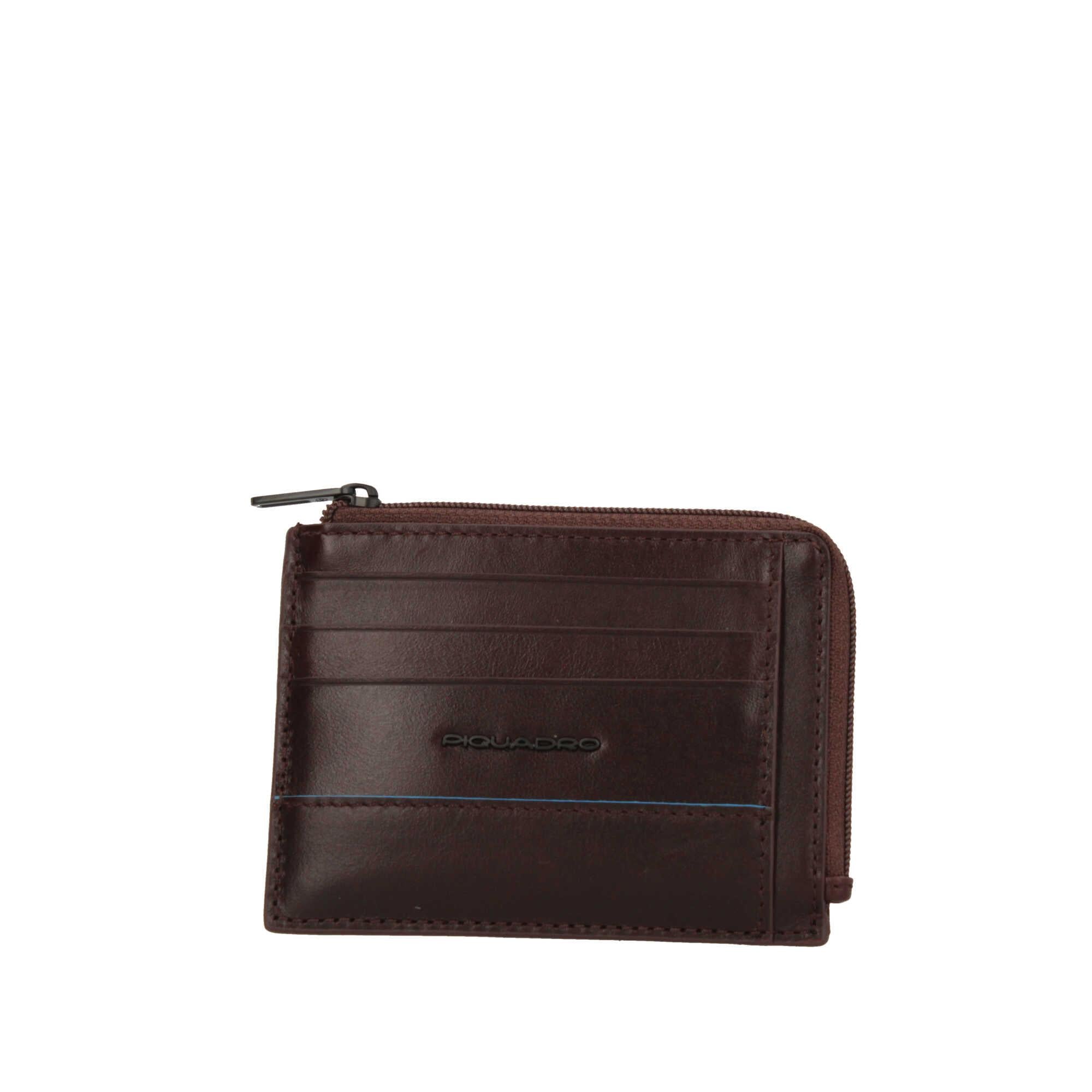 Portamonete in Pelle "Blue Square Piquadro