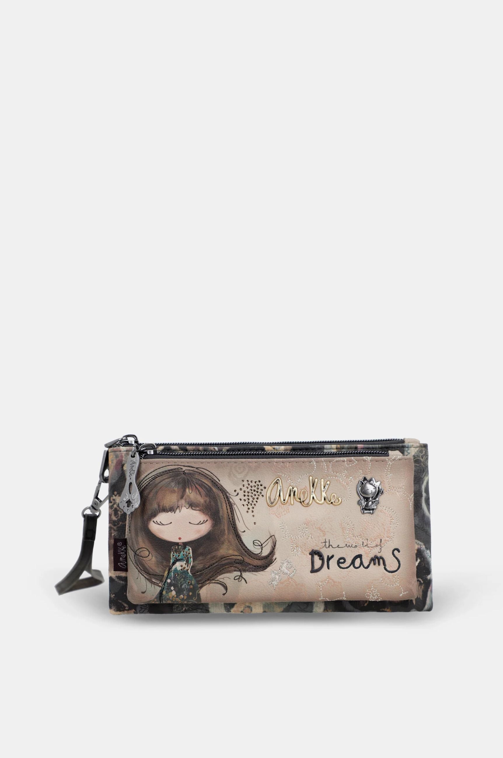pochette grande Anekke The World of Dreams con zip Beige TU | Giò Fashion