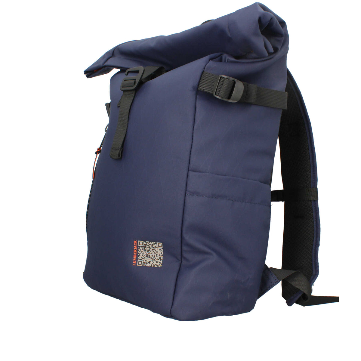 Zaino Uomo Lumberjack Roll Top con Chiusura a Gancio BLU TU | Giò Fashion