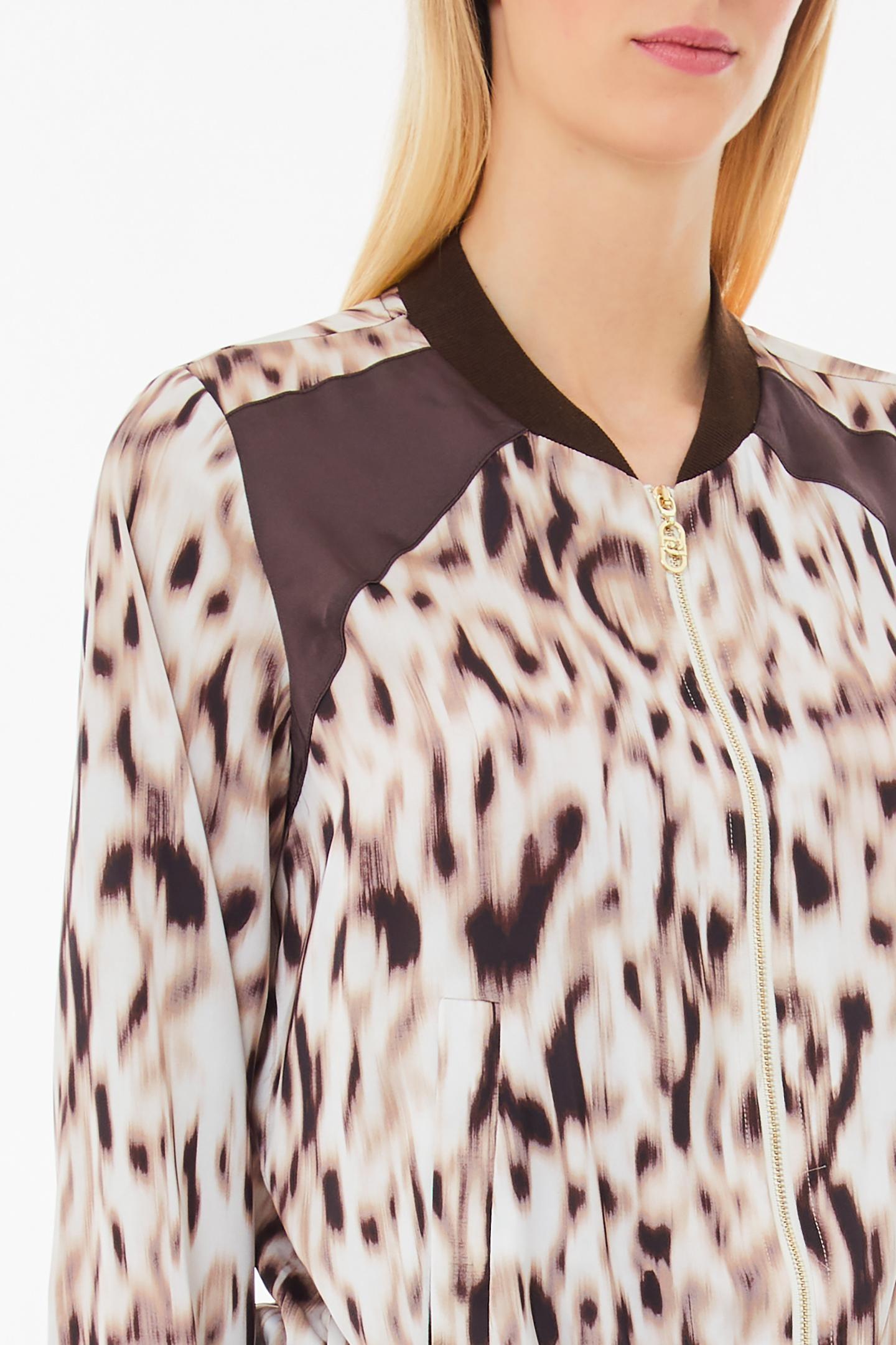 Giacca bomber Liu Jo in tessuto leggero con zip frontale