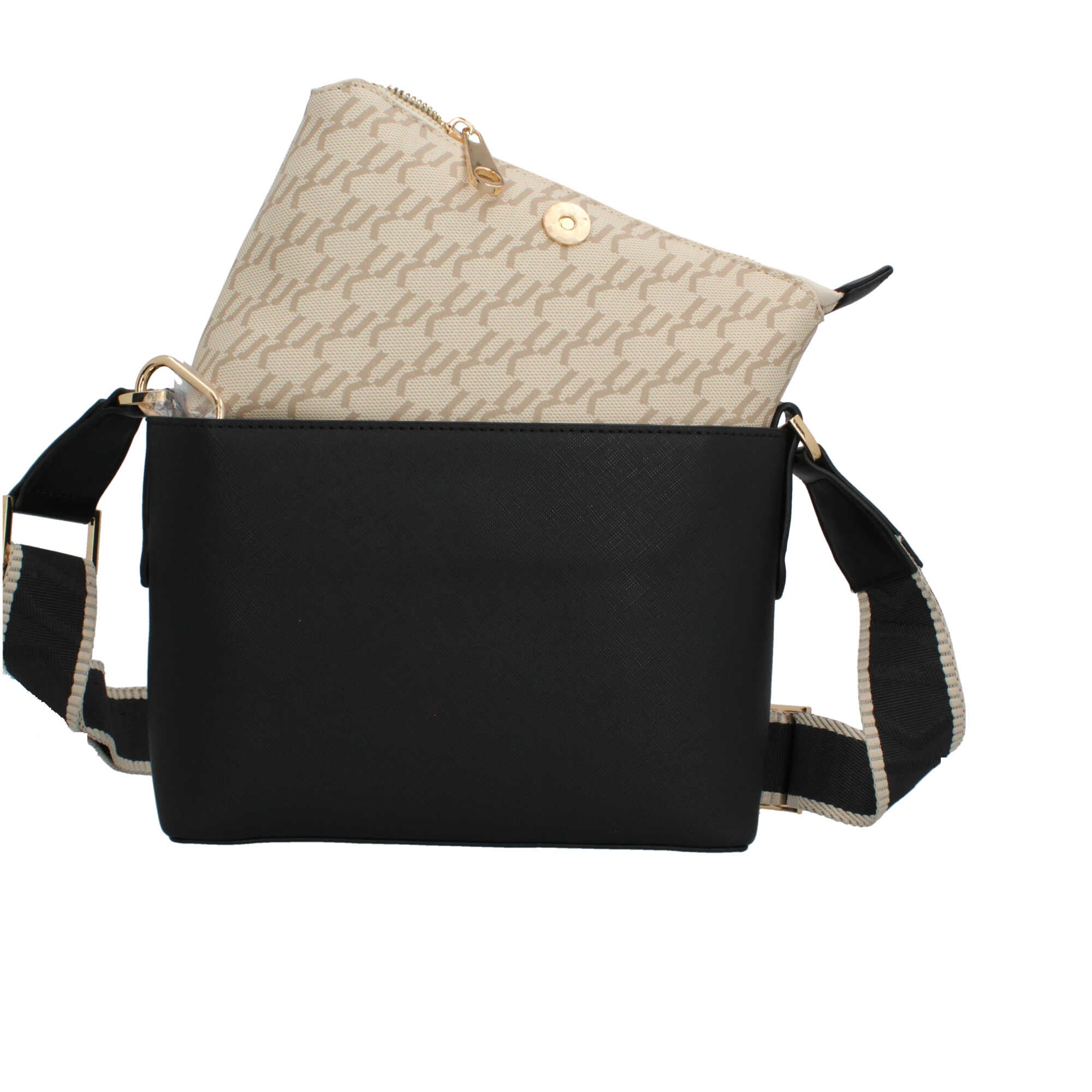 Lumberjack borsa a tracolla donna con pochette coordinata