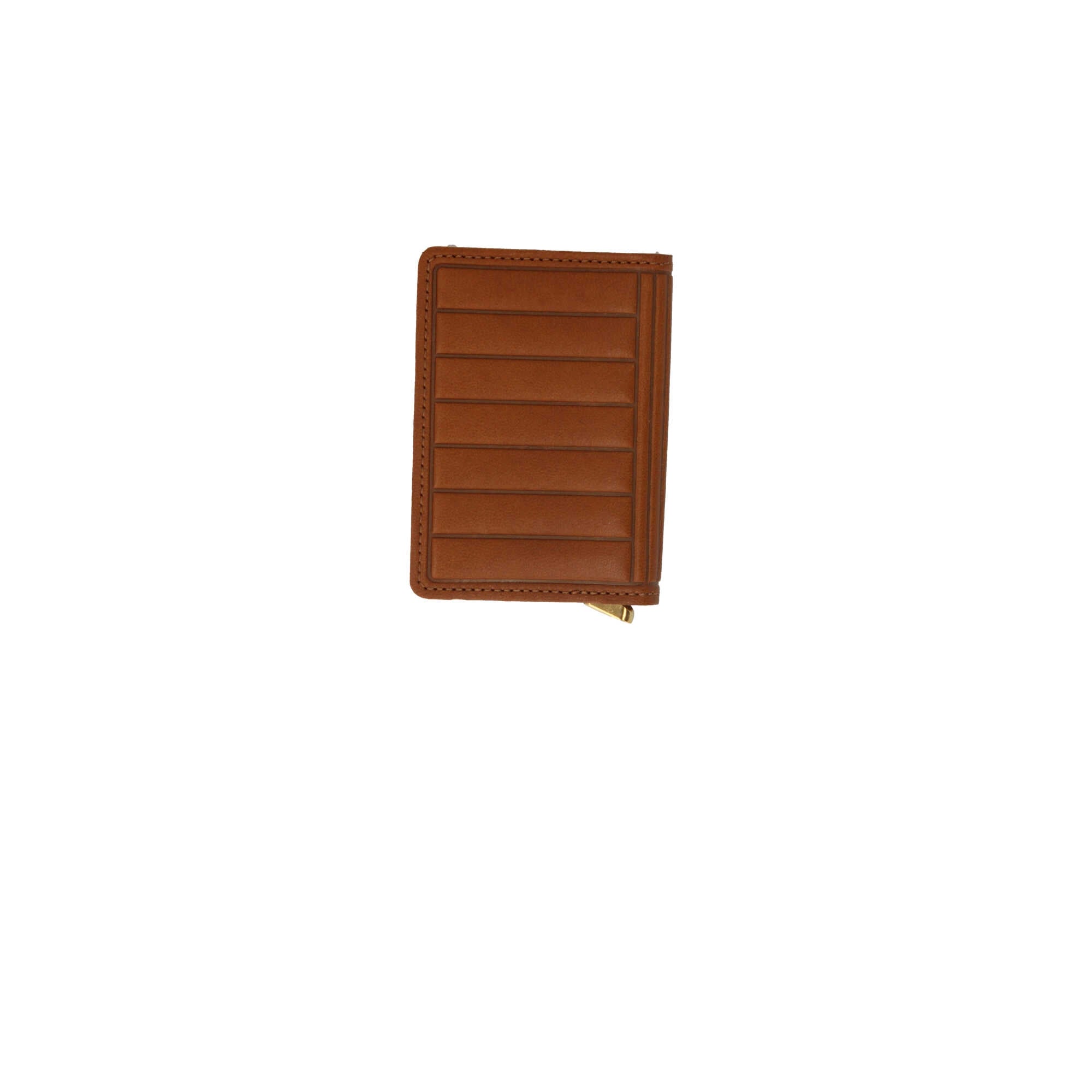 Secrid Miniwallet in Pelle Marrone Chiaro con Protezione RFID