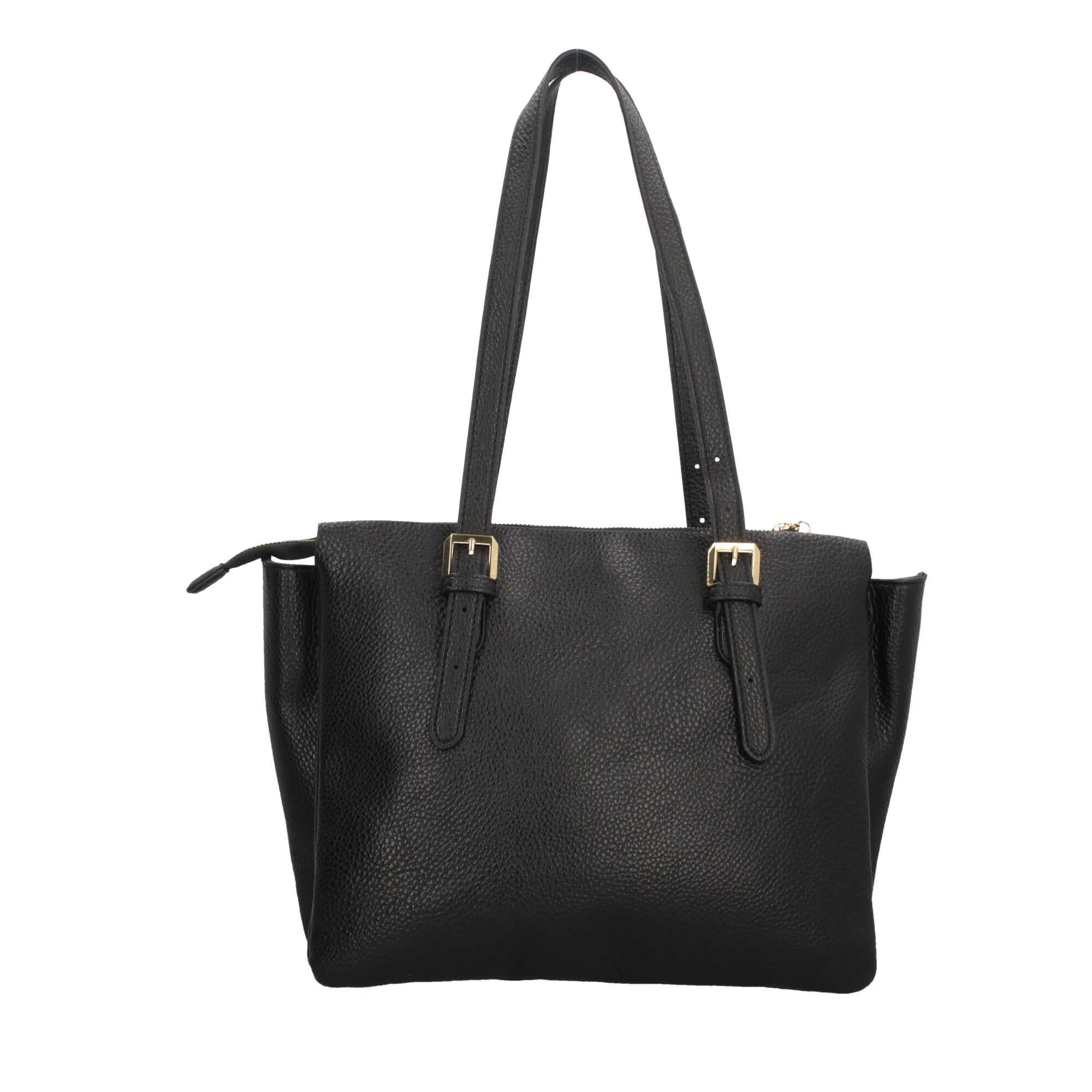 Borsa shopper con fibbie decorative Mimi Mua