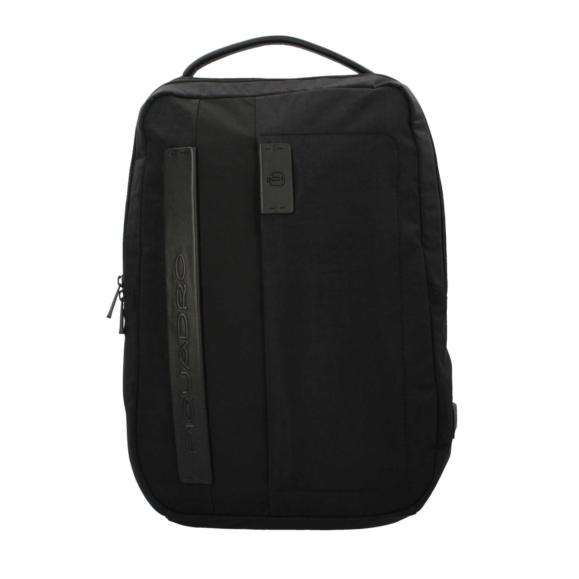 Zaino in pelle e tessuto Piquadro porta pc P16
