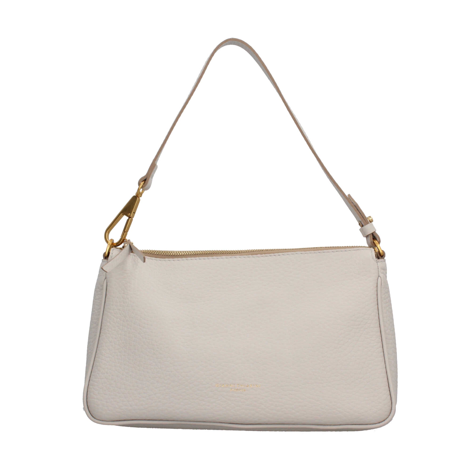 Borsa a spalla Gianni Chiarini in pelle martellata con tracolla regolabile