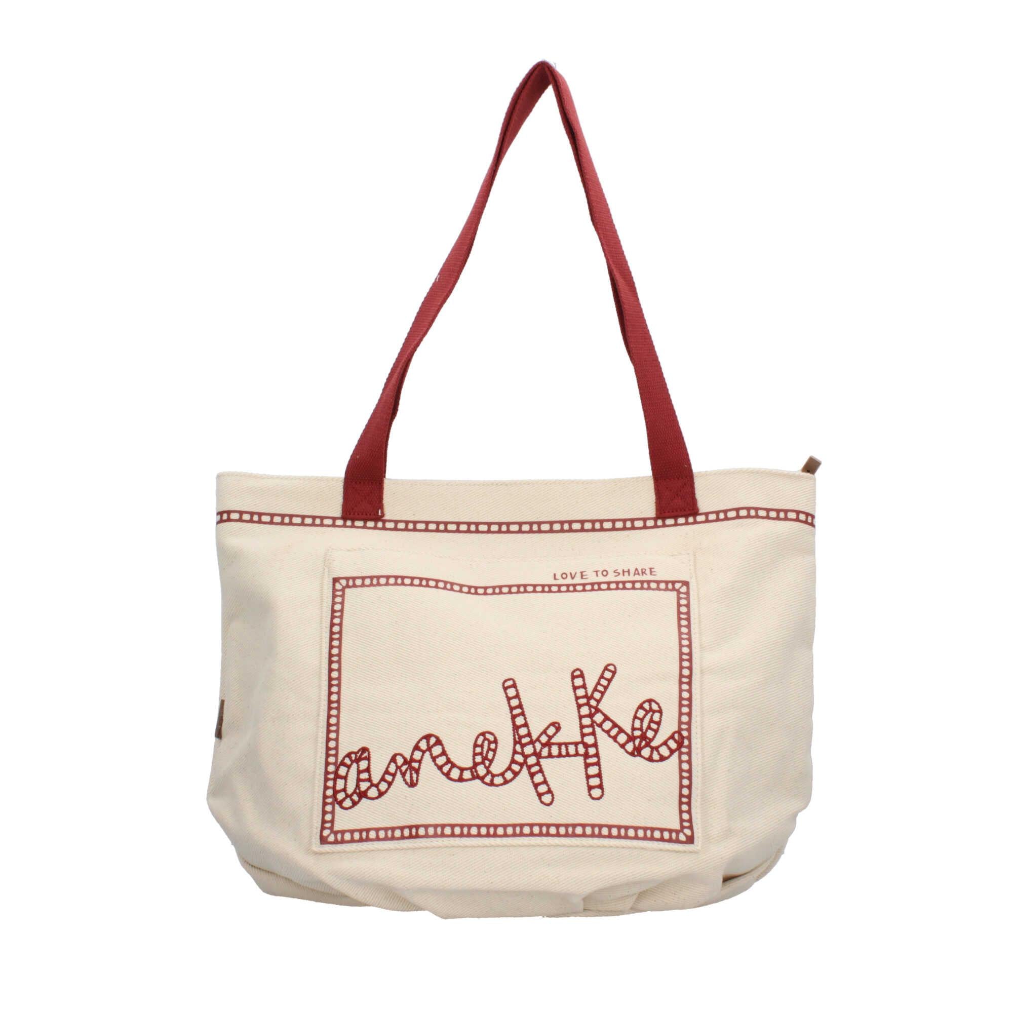 Borsa Tote Anekke con chiusura zip