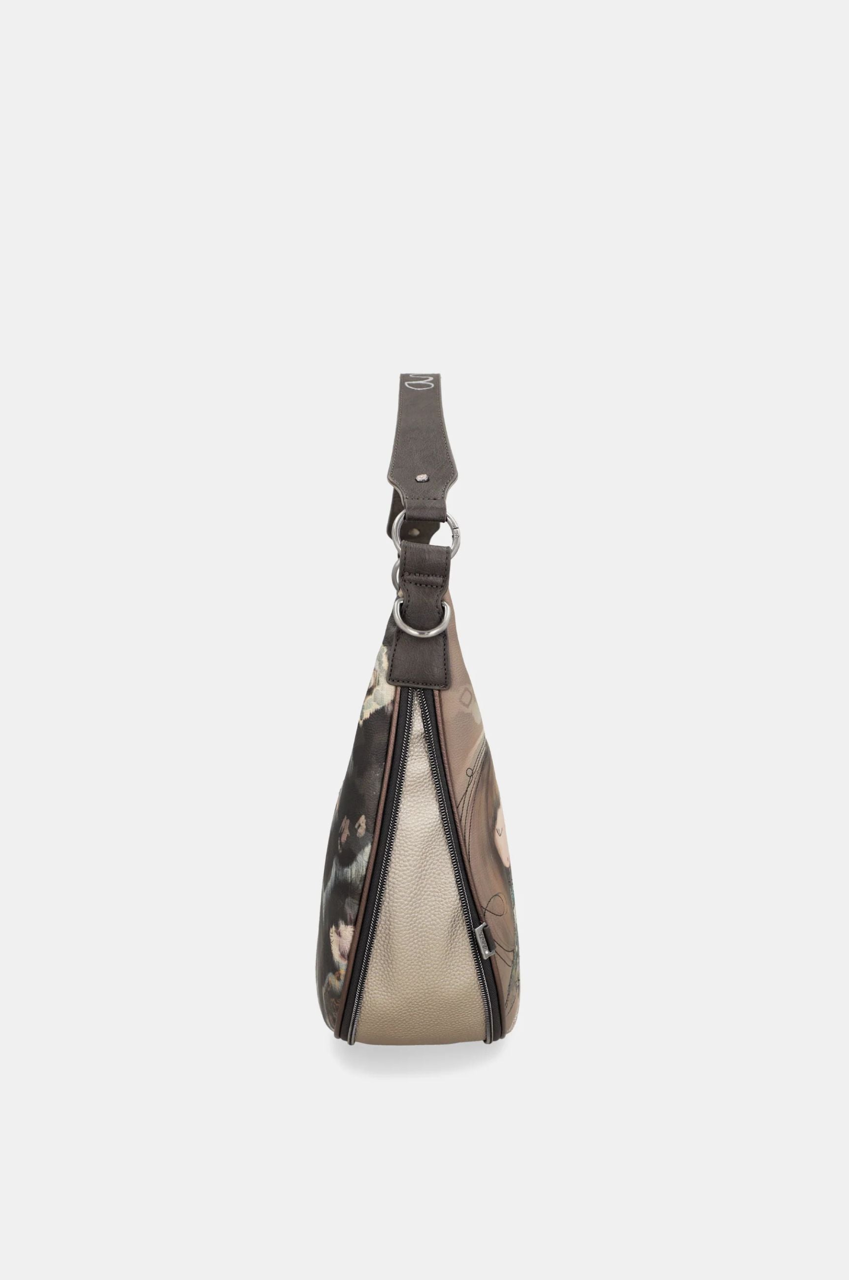 Borsa hobo Anekke con tracolla The World of Dreams Beige Taglia Unica | Giò Fashion