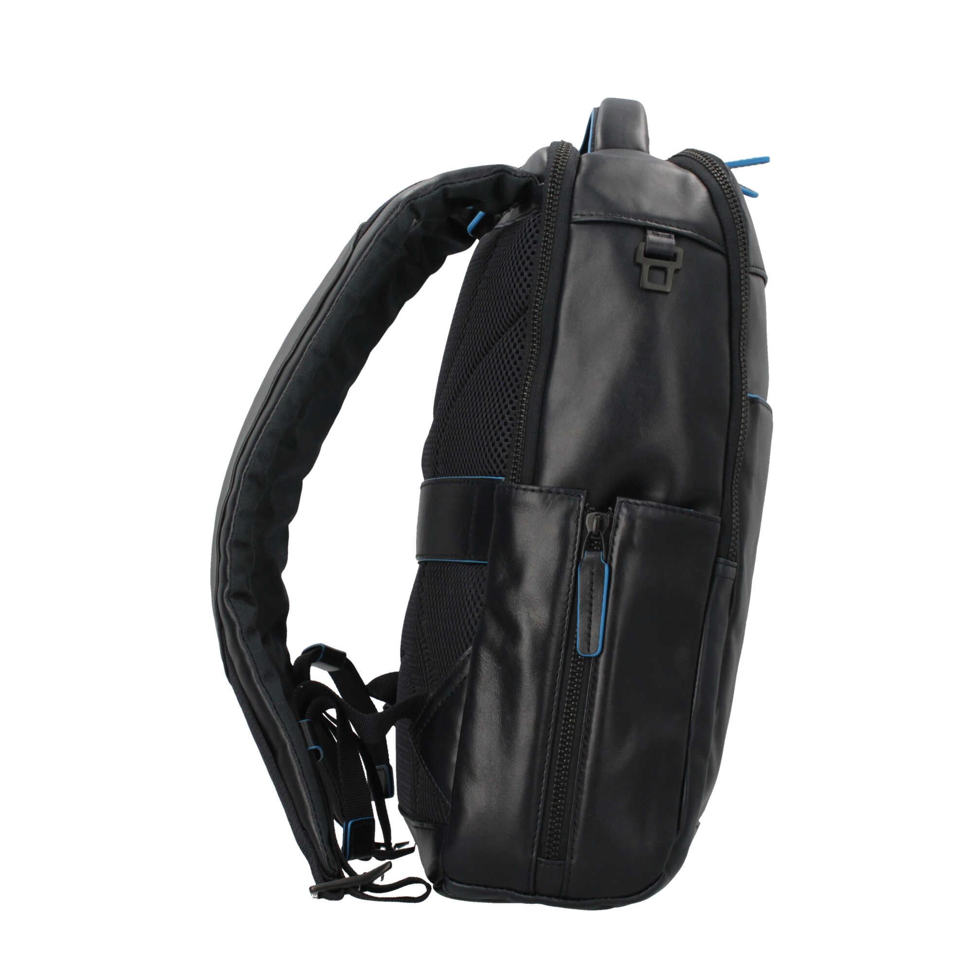 Zaino portacomputer in vera pelle Blue Square
