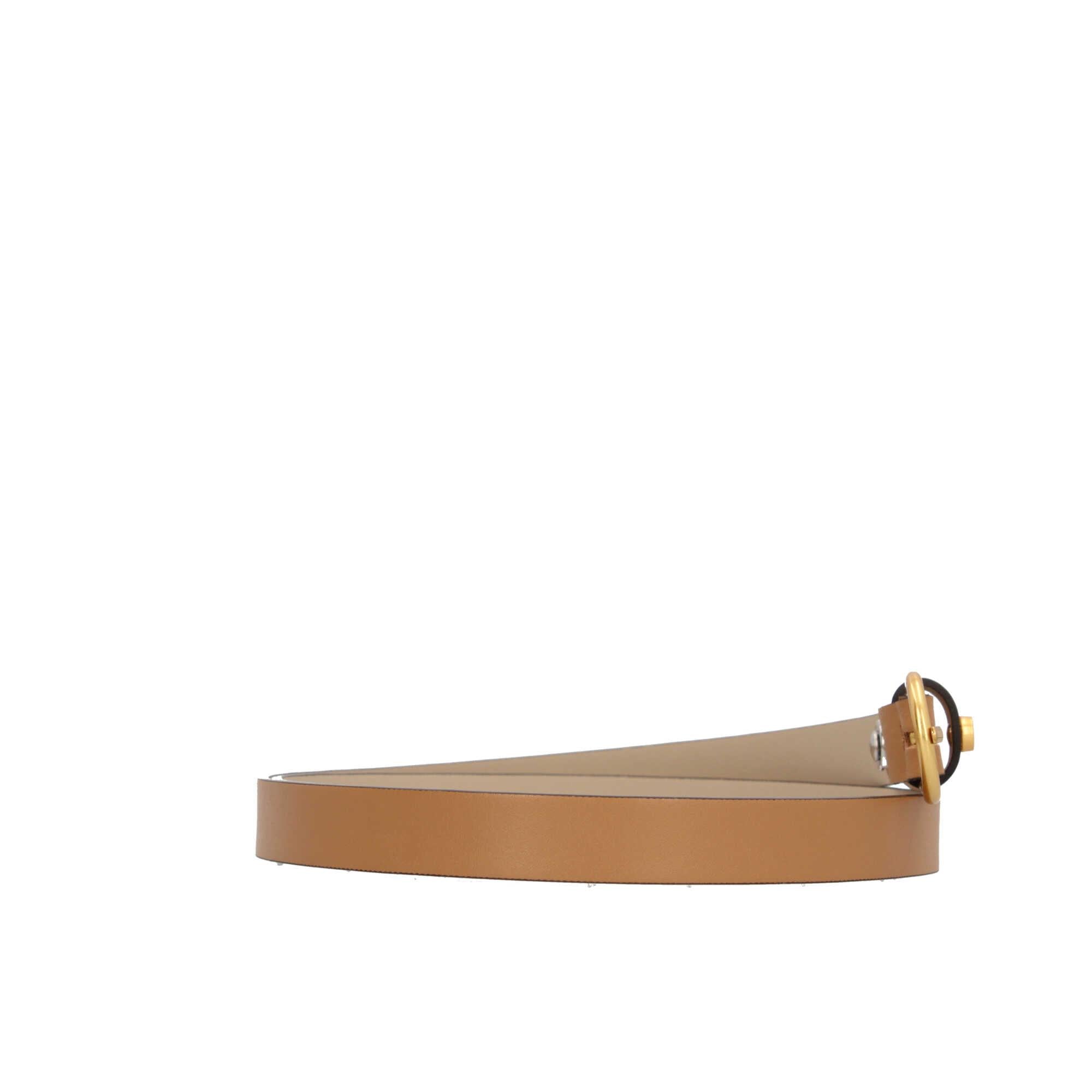 Cintura Eleganza Semplice Gianni Chiarini in Pelle Liscia con Fibbia Logata