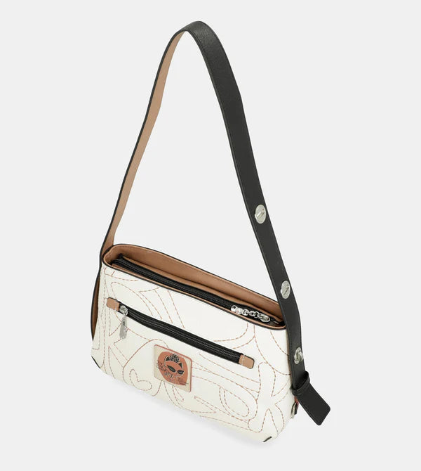 Borsa a spalla Anekke con illustrazione artistica