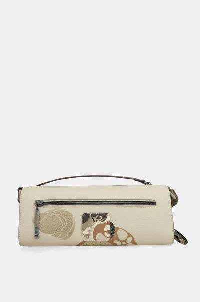 Borsa Pochette Anekke Donna con Tracolla e Chiusura Zip Beige TU | Giò Fashion