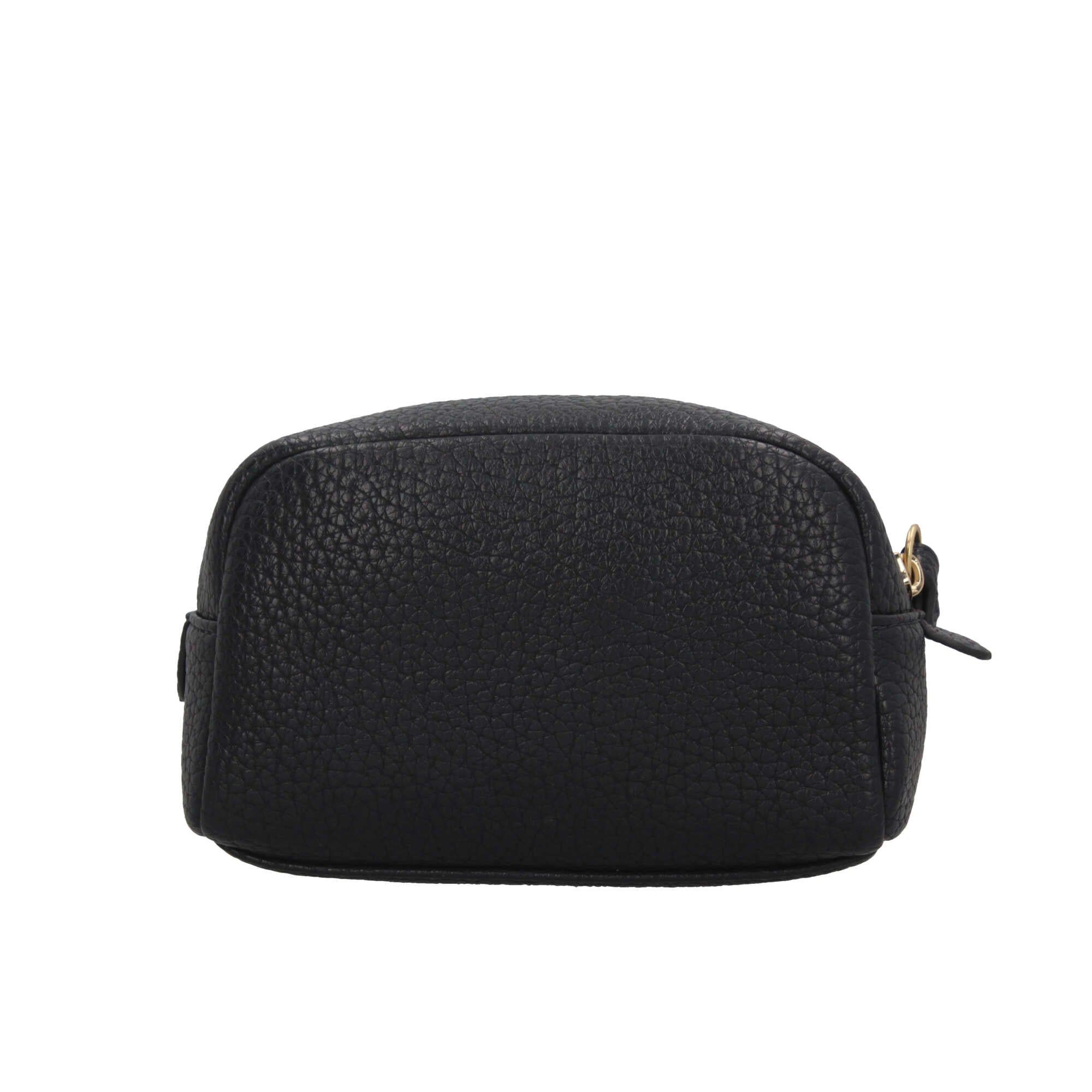 Valentino beauty case compatto con logo e zip