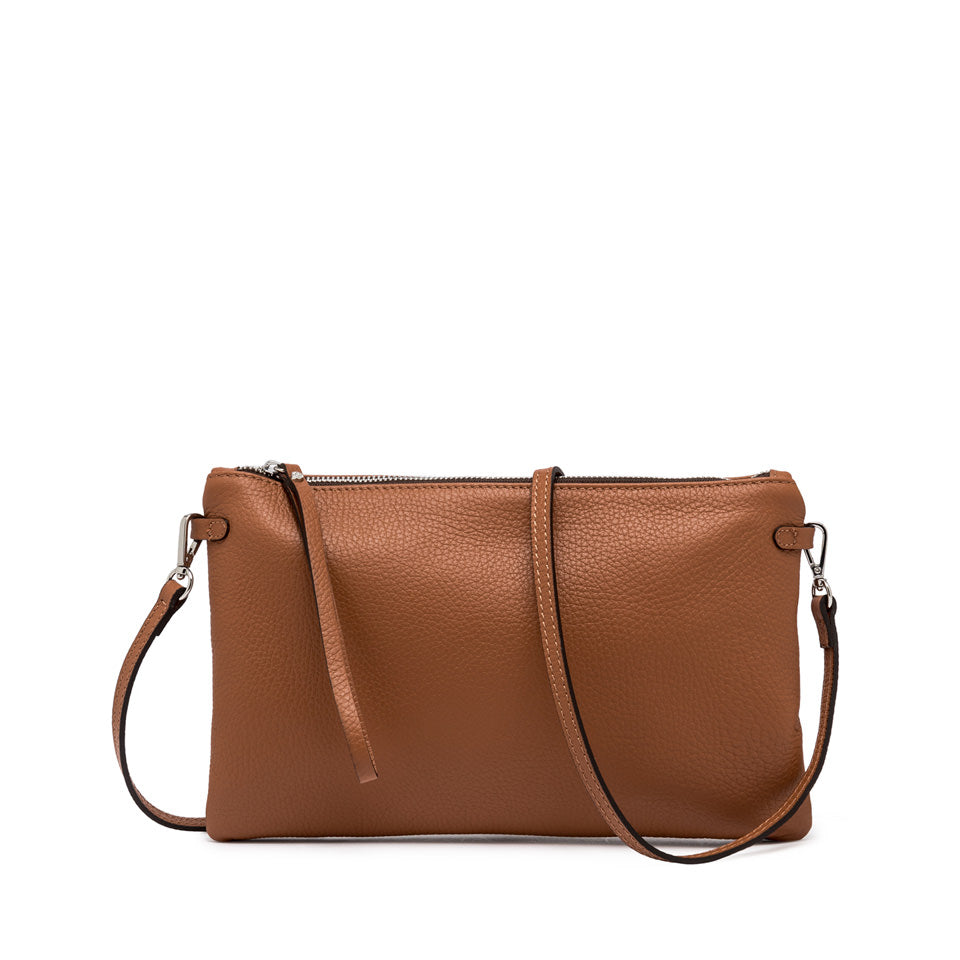 Borsa a tracolla Gianni Chiarini in pelle liscia con linea essenziale
