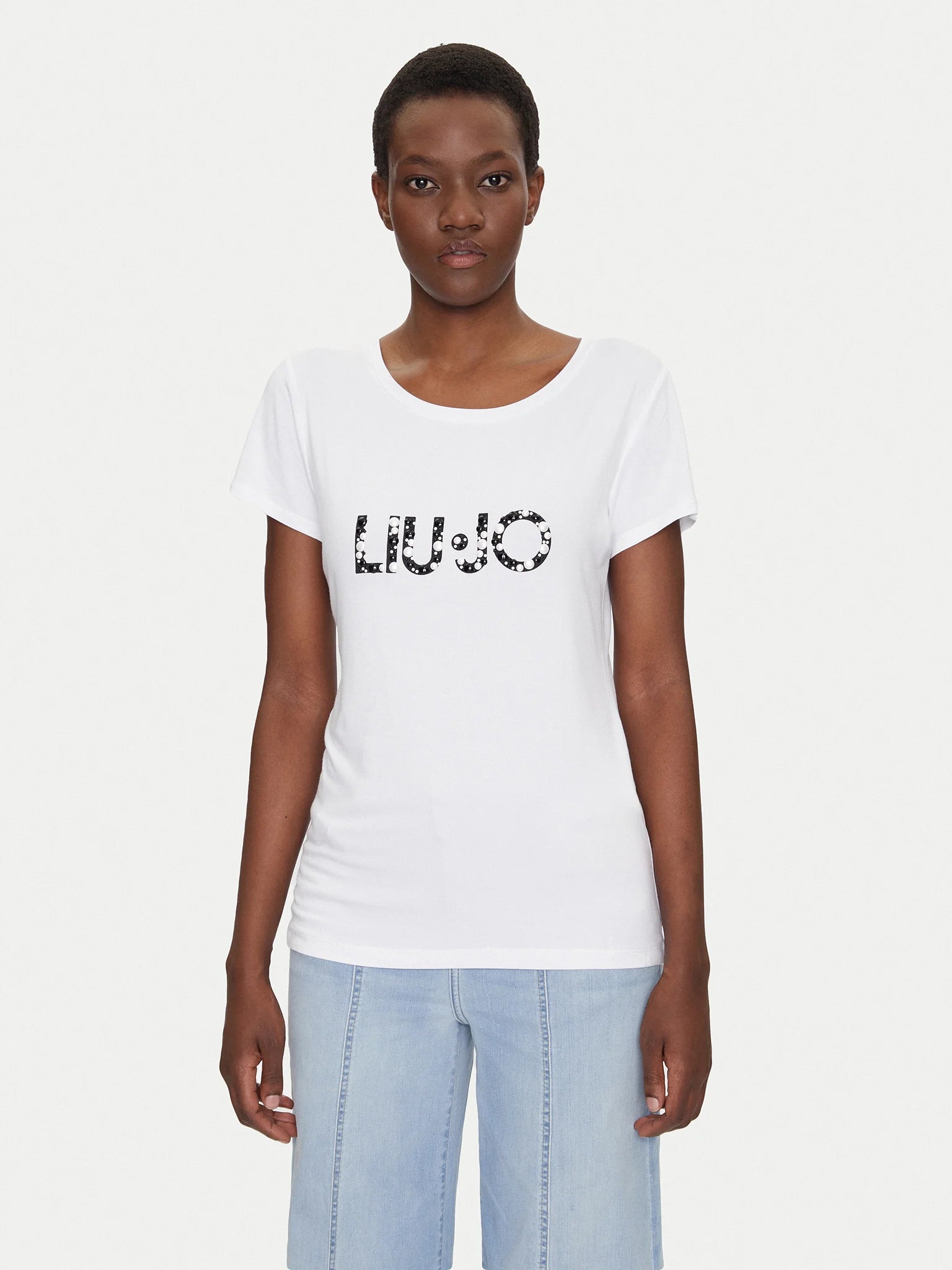 Maglia Liu Jo con scollo a barca e dettagli eleganti