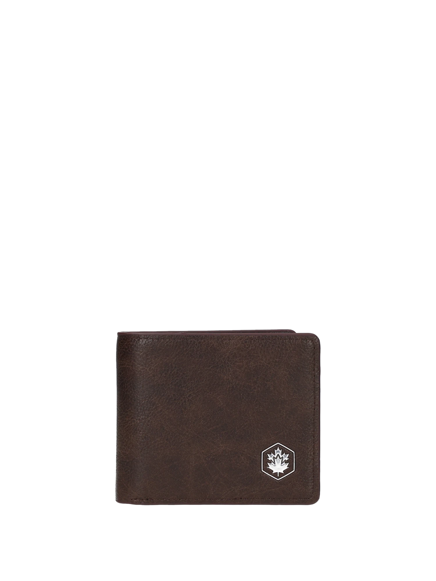 Portafoglio Lumberjack in pelle con logo