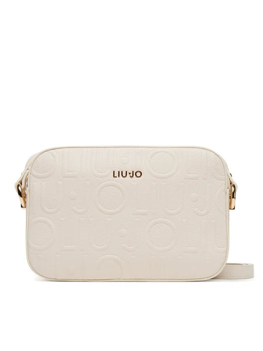 Borsa a tracolla Liu Jo con logo in rilievo all over