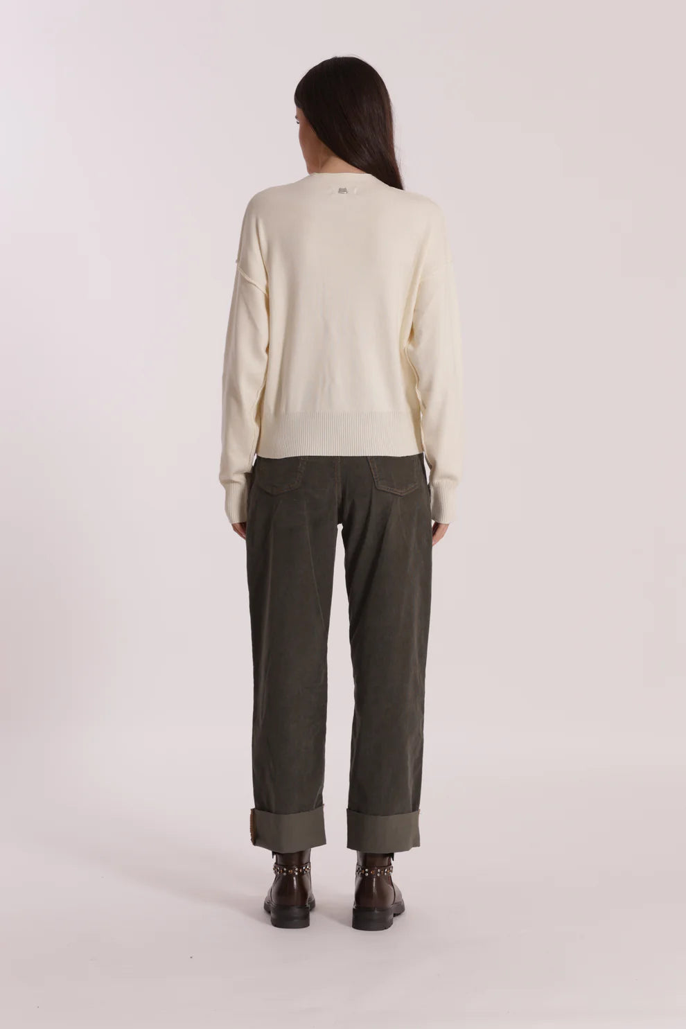 Pantaloni Mimi Mua donna in velluto a coste