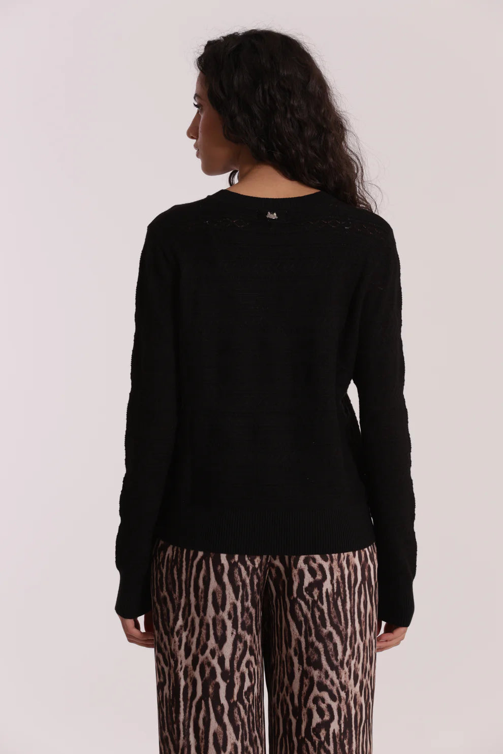 Maglia Mimi Mua con lavorazione traforata