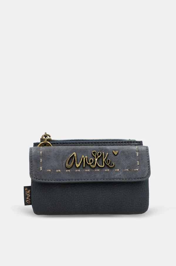 Portafoglio Anekke Contemporary compatto con chiusura patta