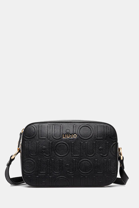 Borsa a tracolla Liu Jo con logo in rilievo all over