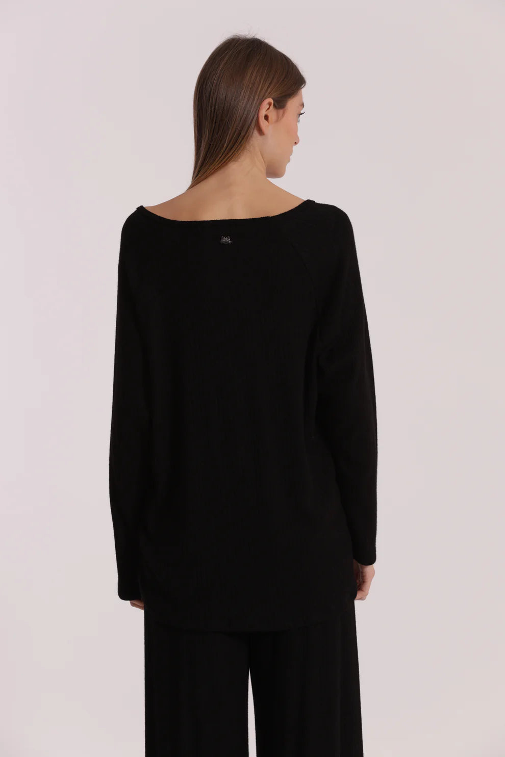 Maglia Mimi Mua donna scollo ampio maniche lunghe