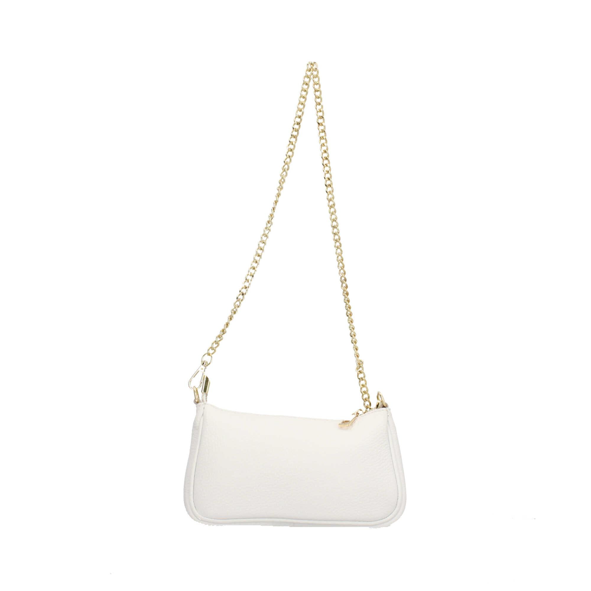 Borsa a spalla con tracolla in catena Made In Italy