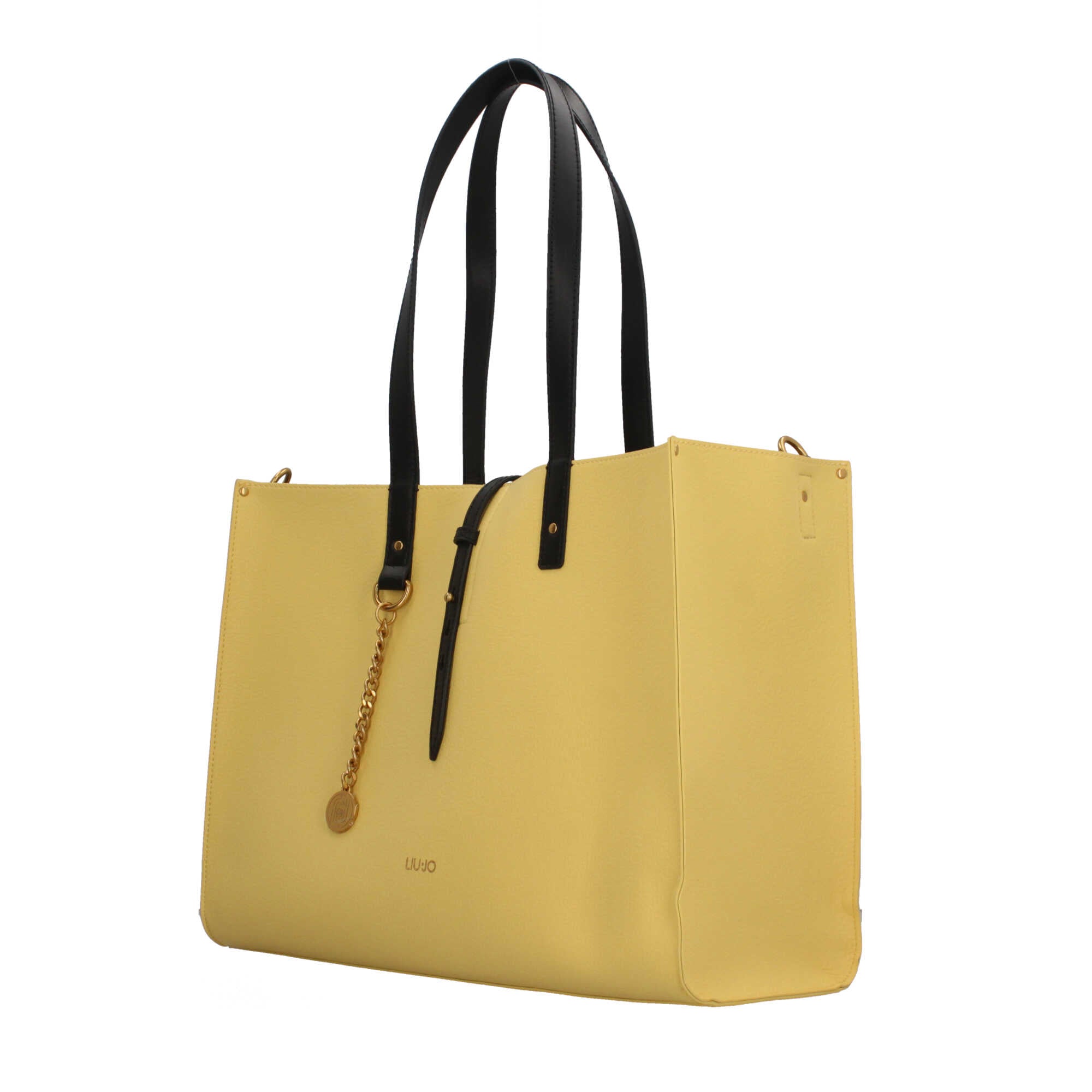 Borsa Shopper Donna Liu Jo con Doppio Manico e Tracolla Removibile Giallo TU | Giò Fashion