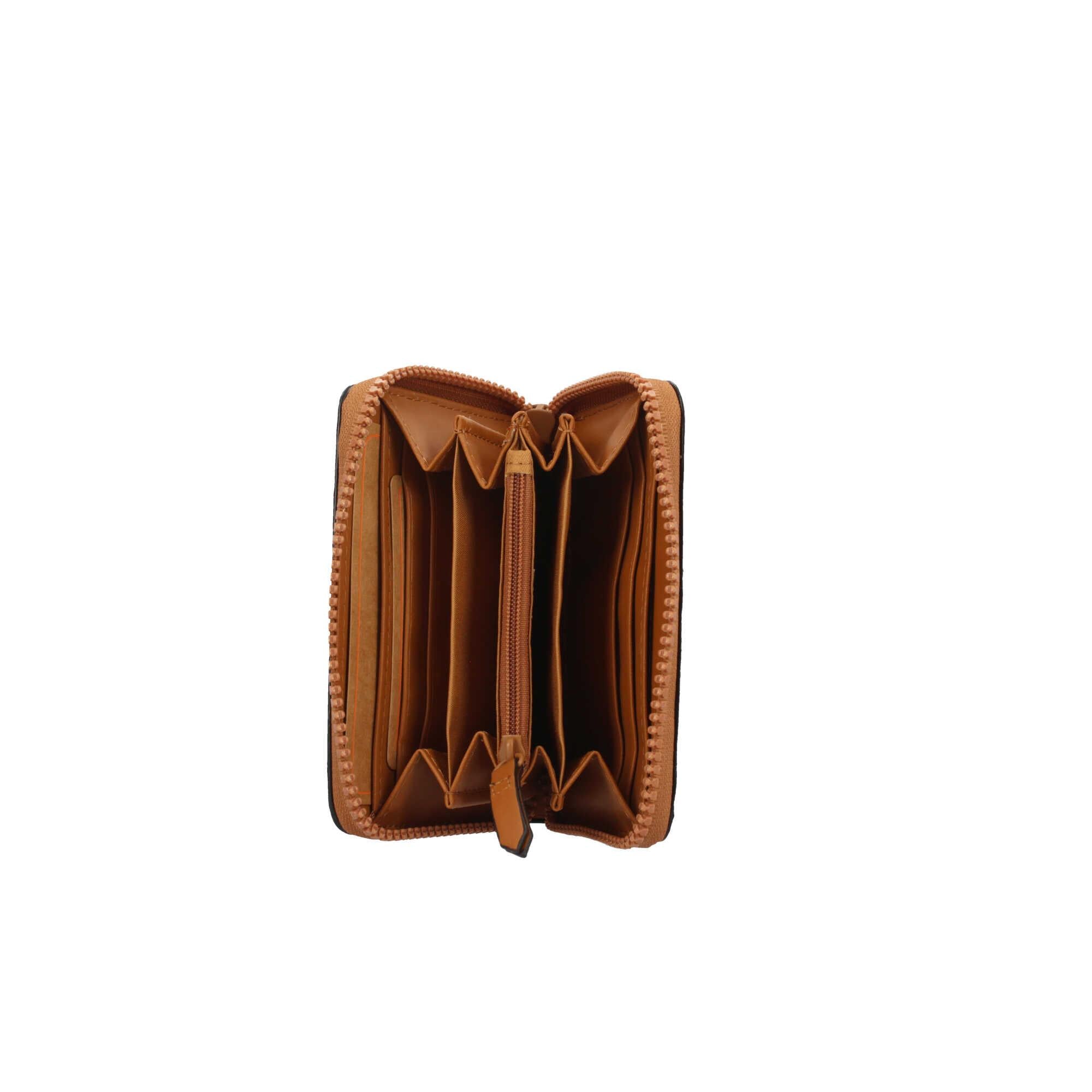 Portafoglio Kuve con chiusura zip