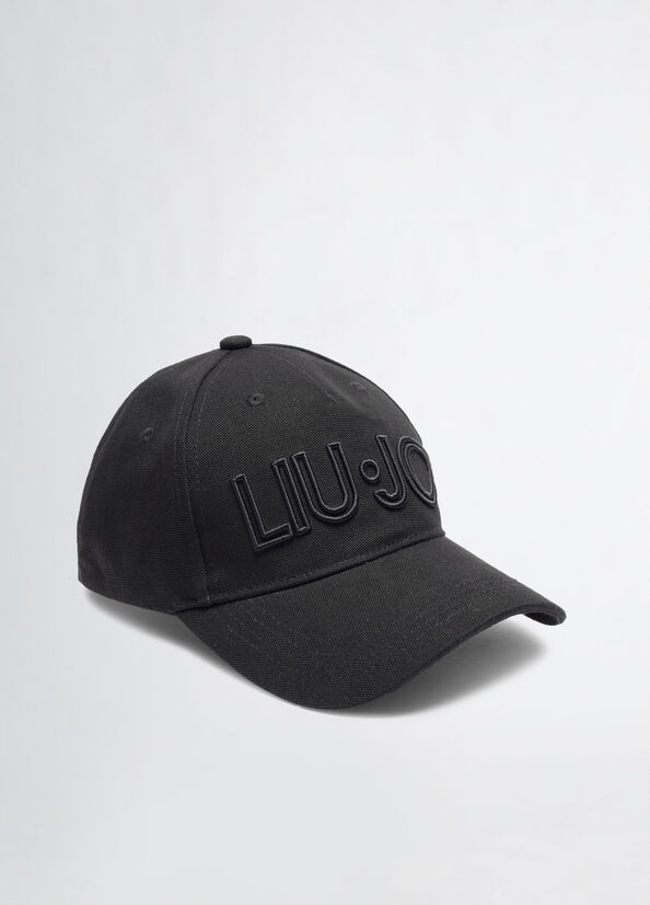 Cappellino Liu Jo con logo ricamato in rilievo NERO TU | Giò Fashion