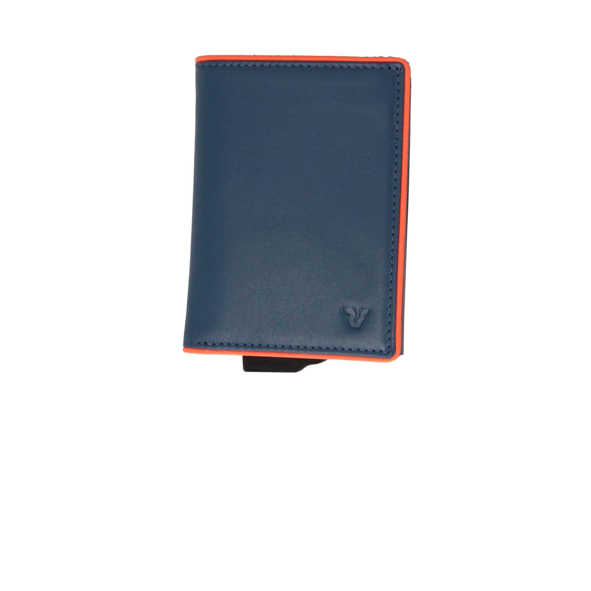 Portacarte di credito in pelle con RFID