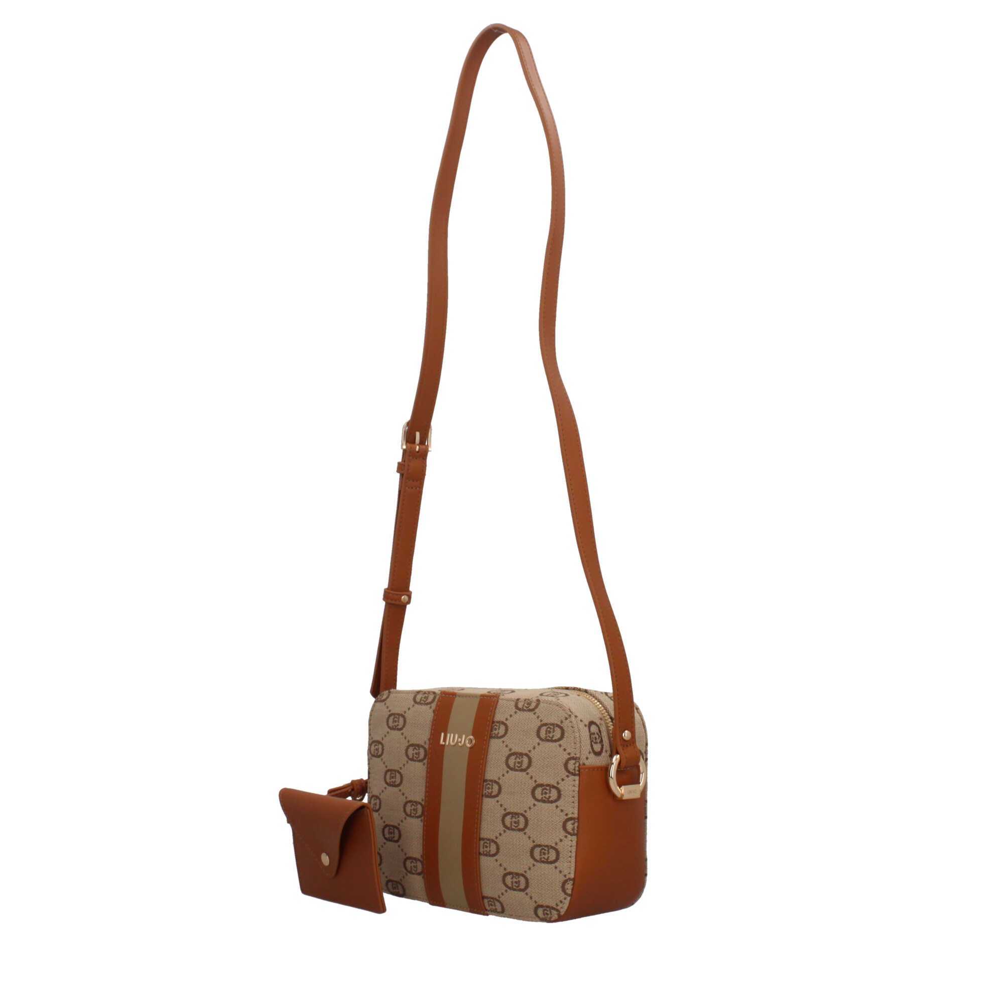 Borsa a Tracolla Donna Liu Jo in Tessuto Monogram con Pochette Abbinata