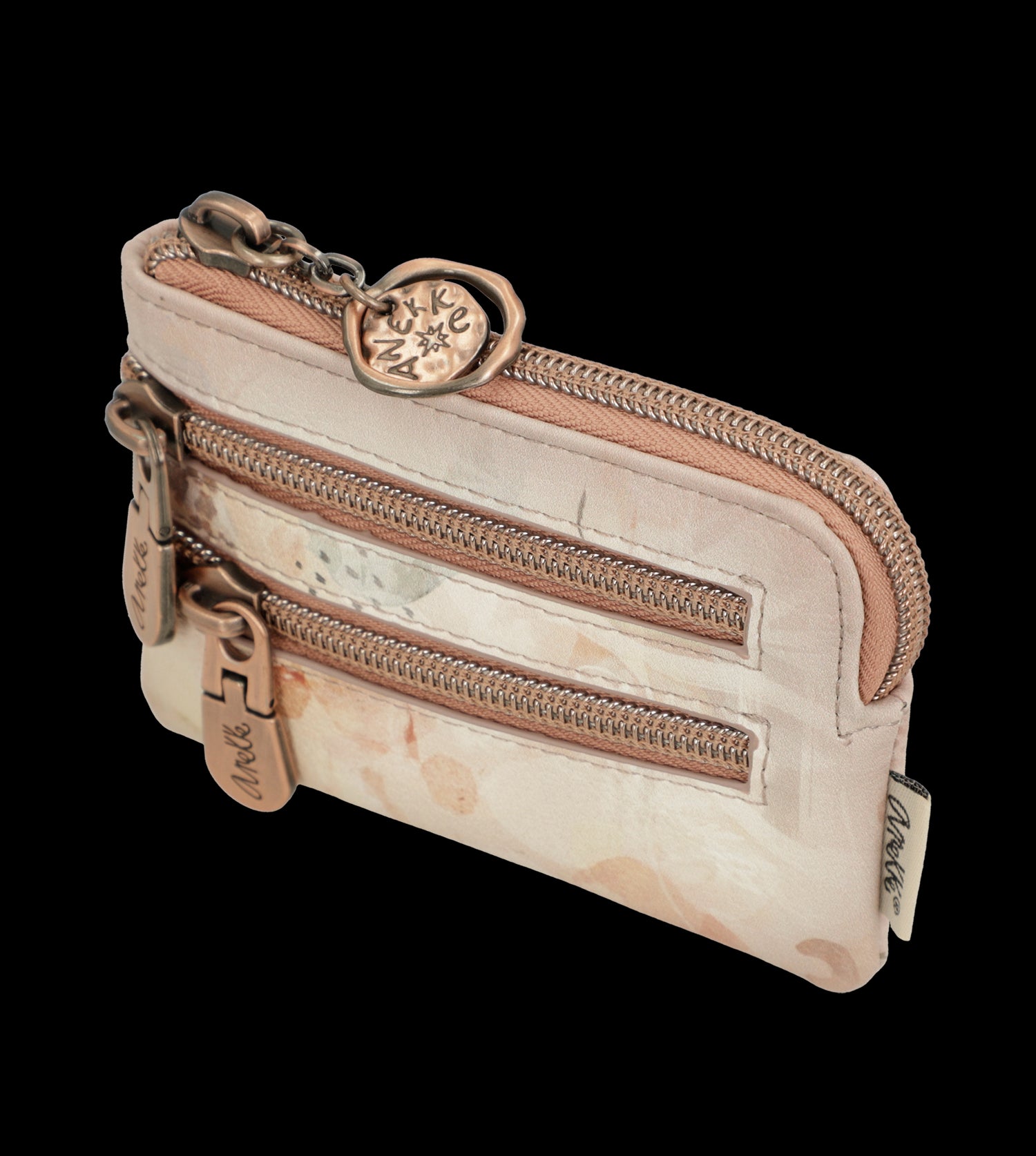 Portafoglio Anekke capiente ed elegante con chiusura zip