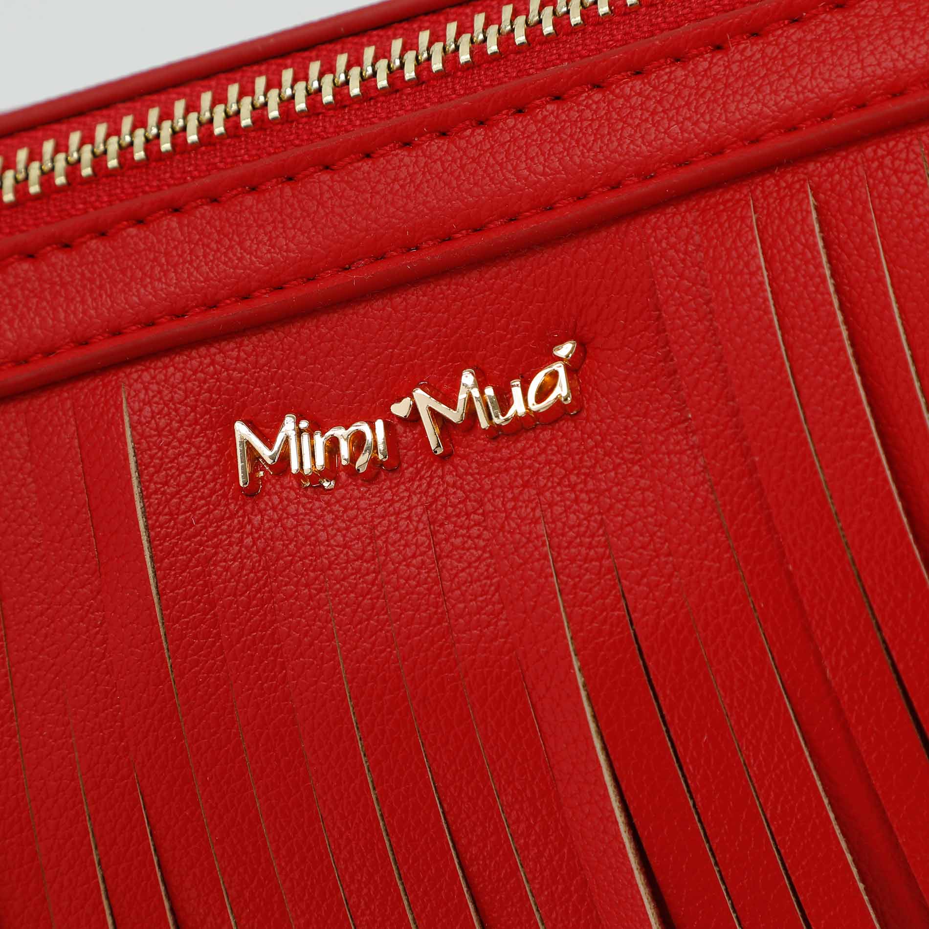 Mimi Mua borsa a tracolla con frange e doppio scomparto