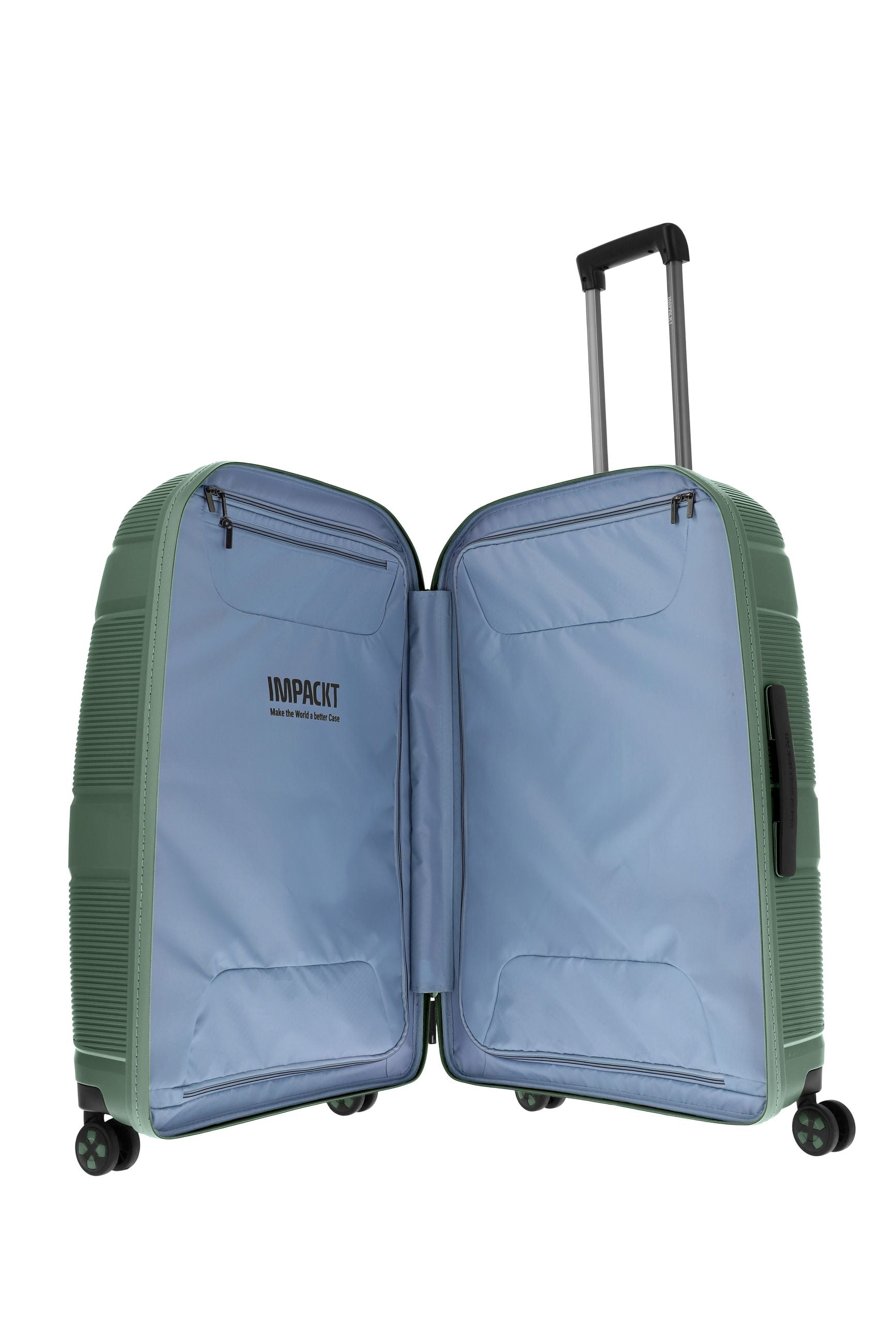 Valigia rigida Travelite Impackt L con TSA, ruote Click & Roll e capacità 106L