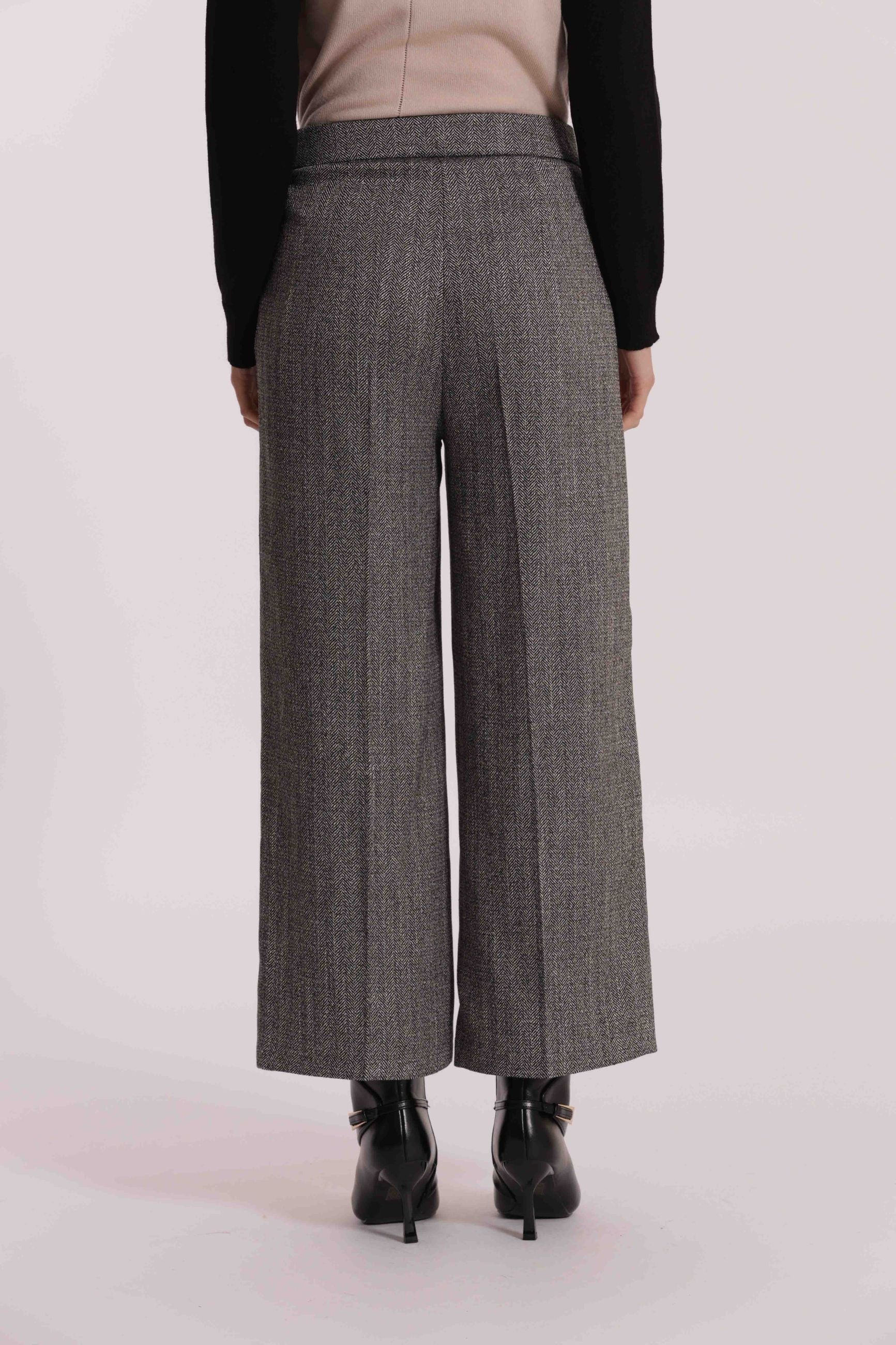 Pantalone Mimi Mua donna a gamba larga con dettagli eleganti