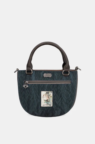 Anekke borsa a tracolla con manici e chiusura a zip