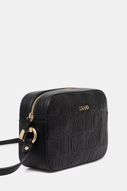 Borsa a tracolla Liu Jo con logo in rilievo all over