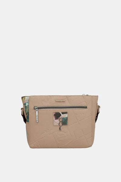 Borsa a tracolla Anekke con stampa artistica astratta