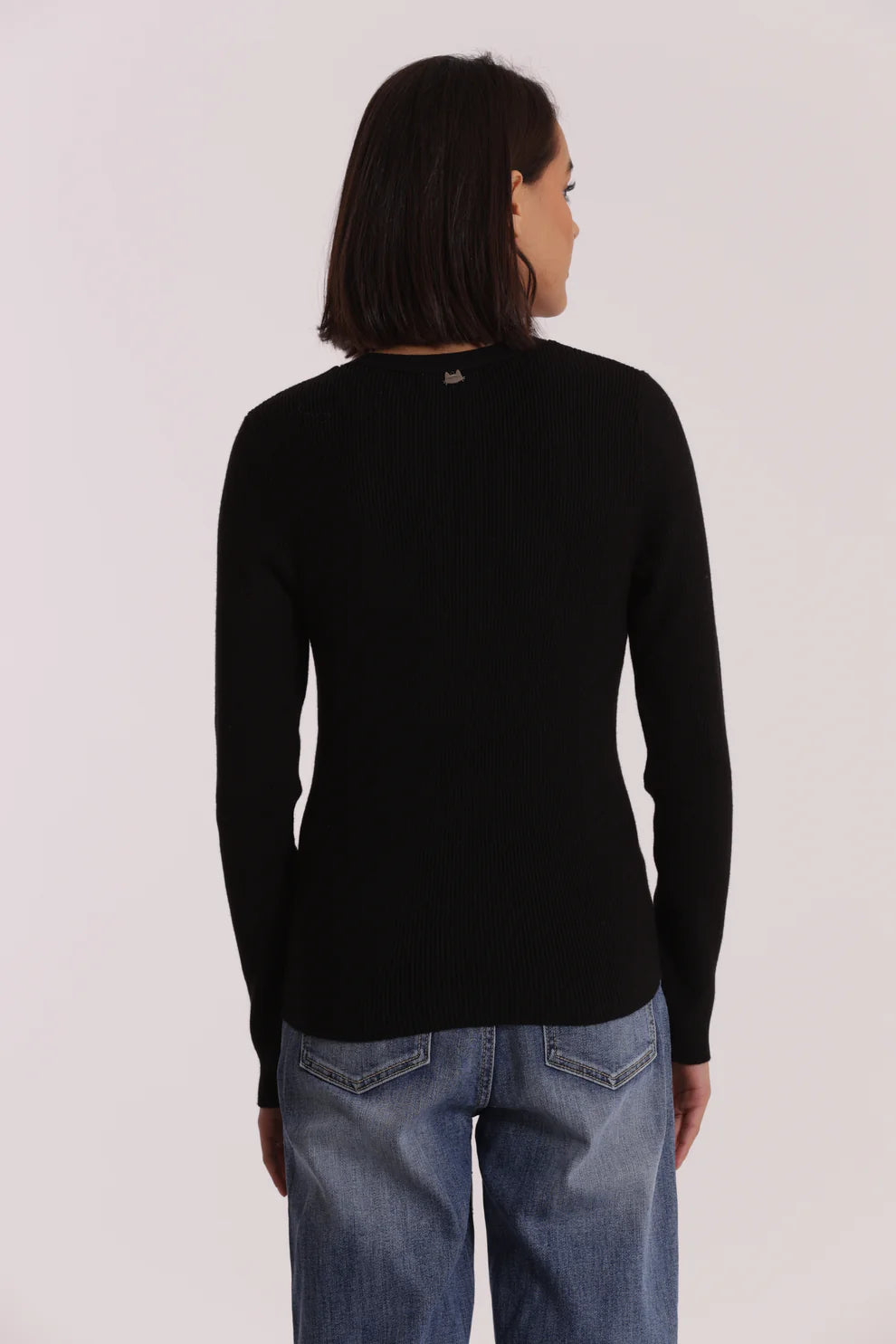 Cardigan Mimi Mua con scollo a V e dettagli cut out