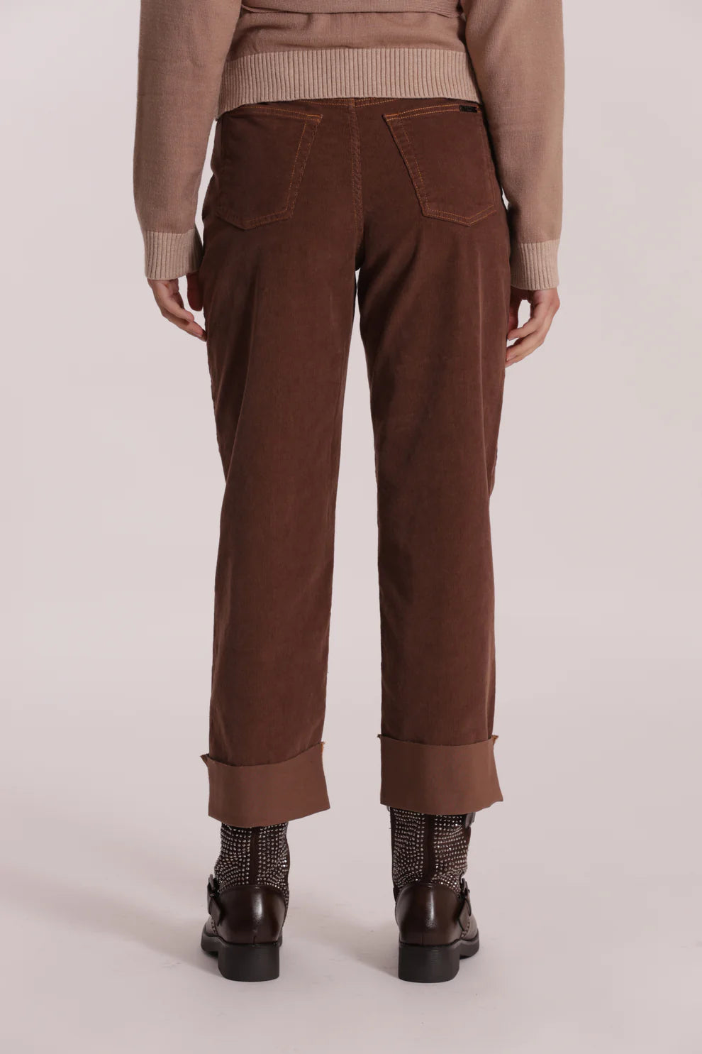 Pantaloni Mimi Mua donna in velluto a coste