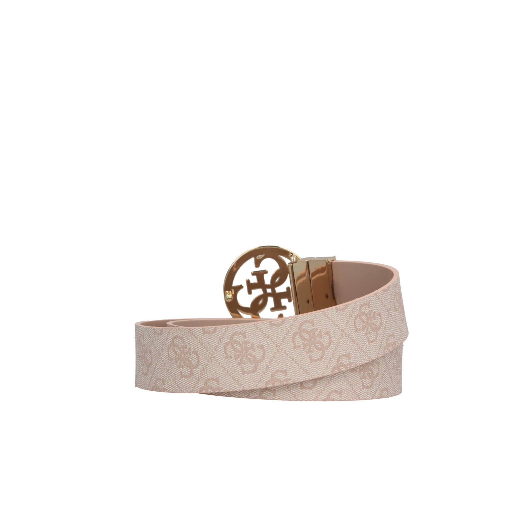 Cintura Guess con Logo Intrecciato e Fibbia Circolare