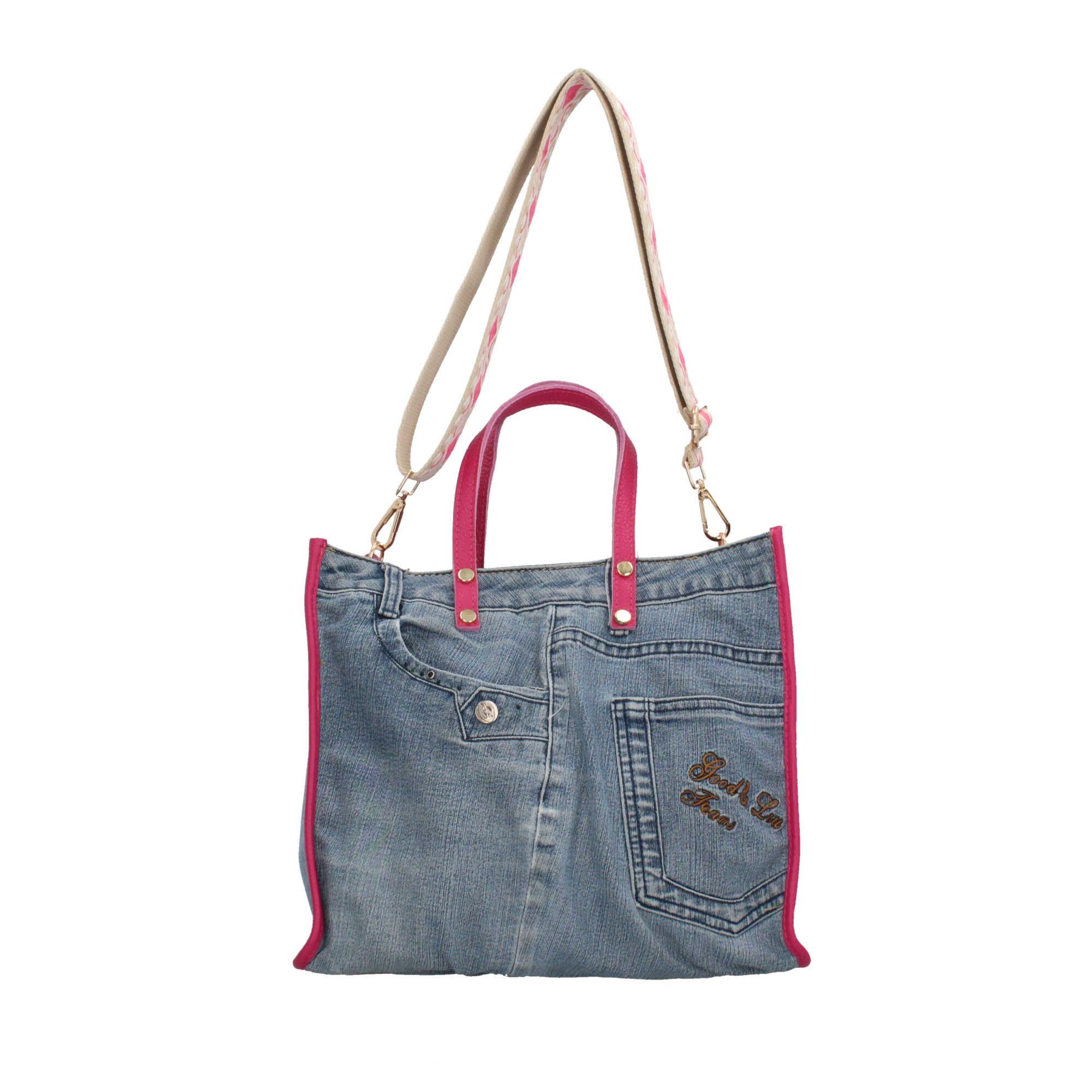 Borsa a mano in Denim Made in Italy