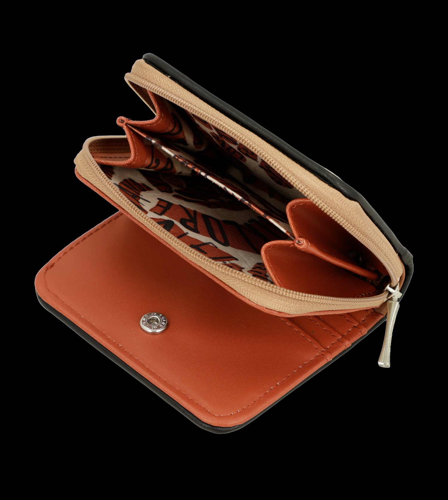 Portafoglio Anekke piccolo con zip e design moderno