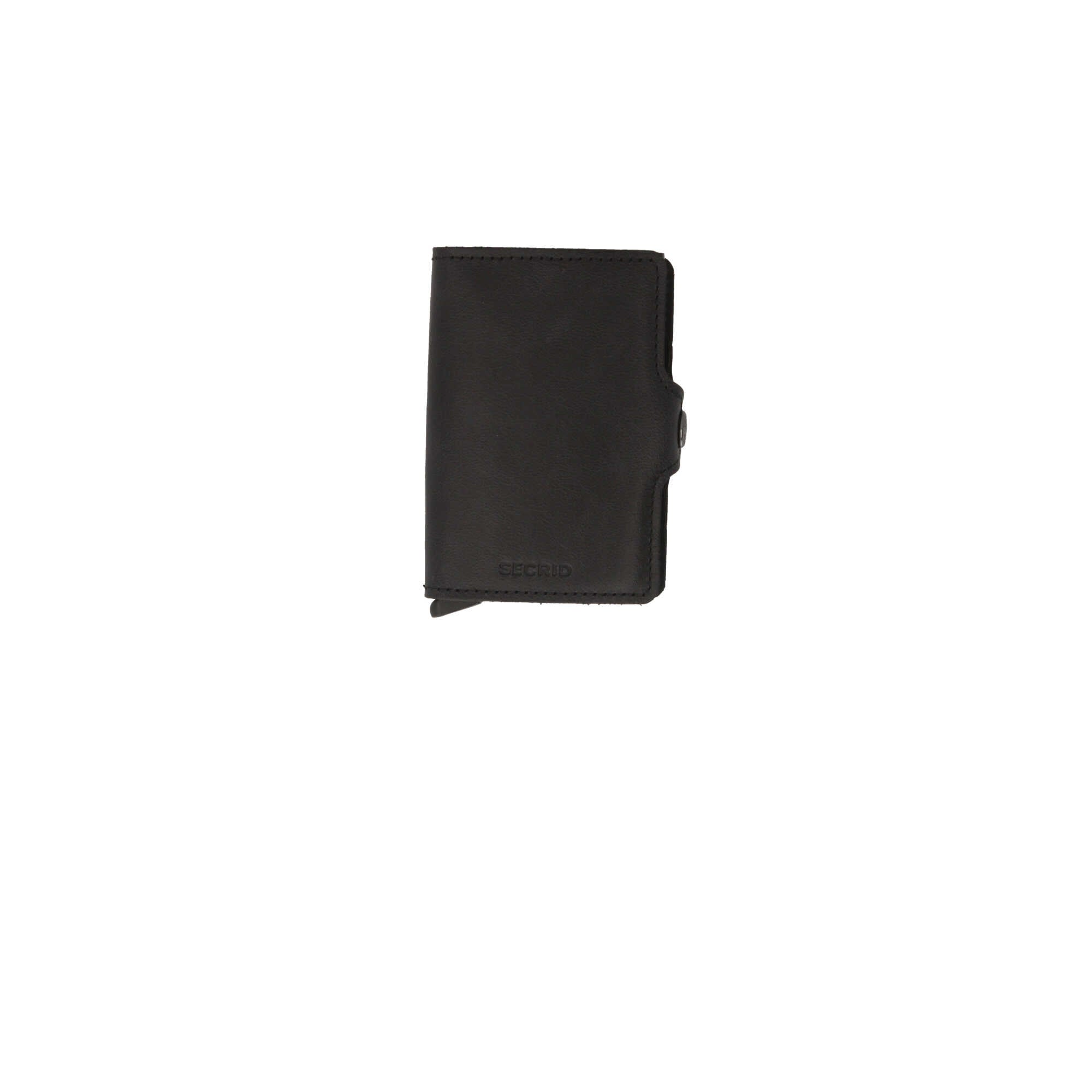 Secrid Miniwallet in Pelle Verde Scuro con Protezione RFID
