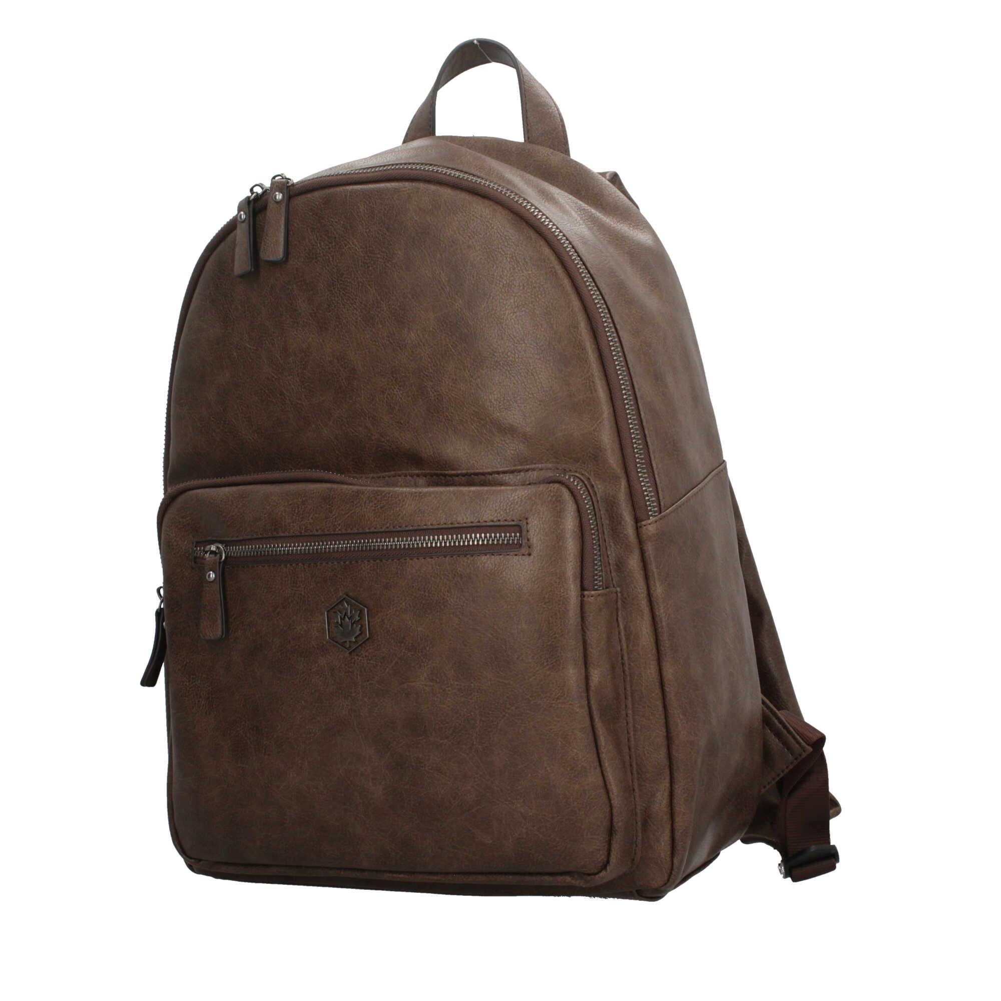 Zaino Lumberjack con tasca frontale e doppia zip